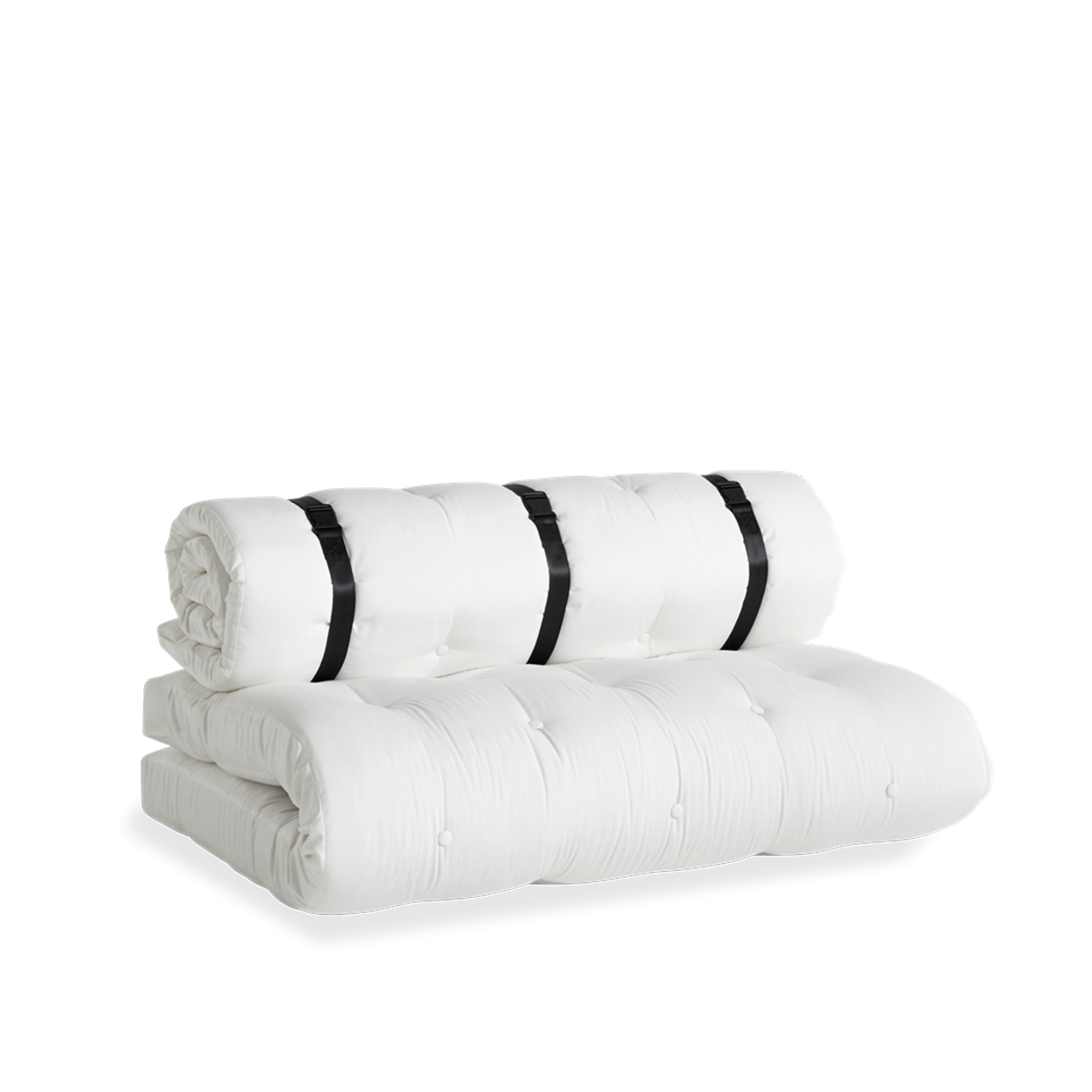 Buckle-Up Outdoor Daybed White 140 cm