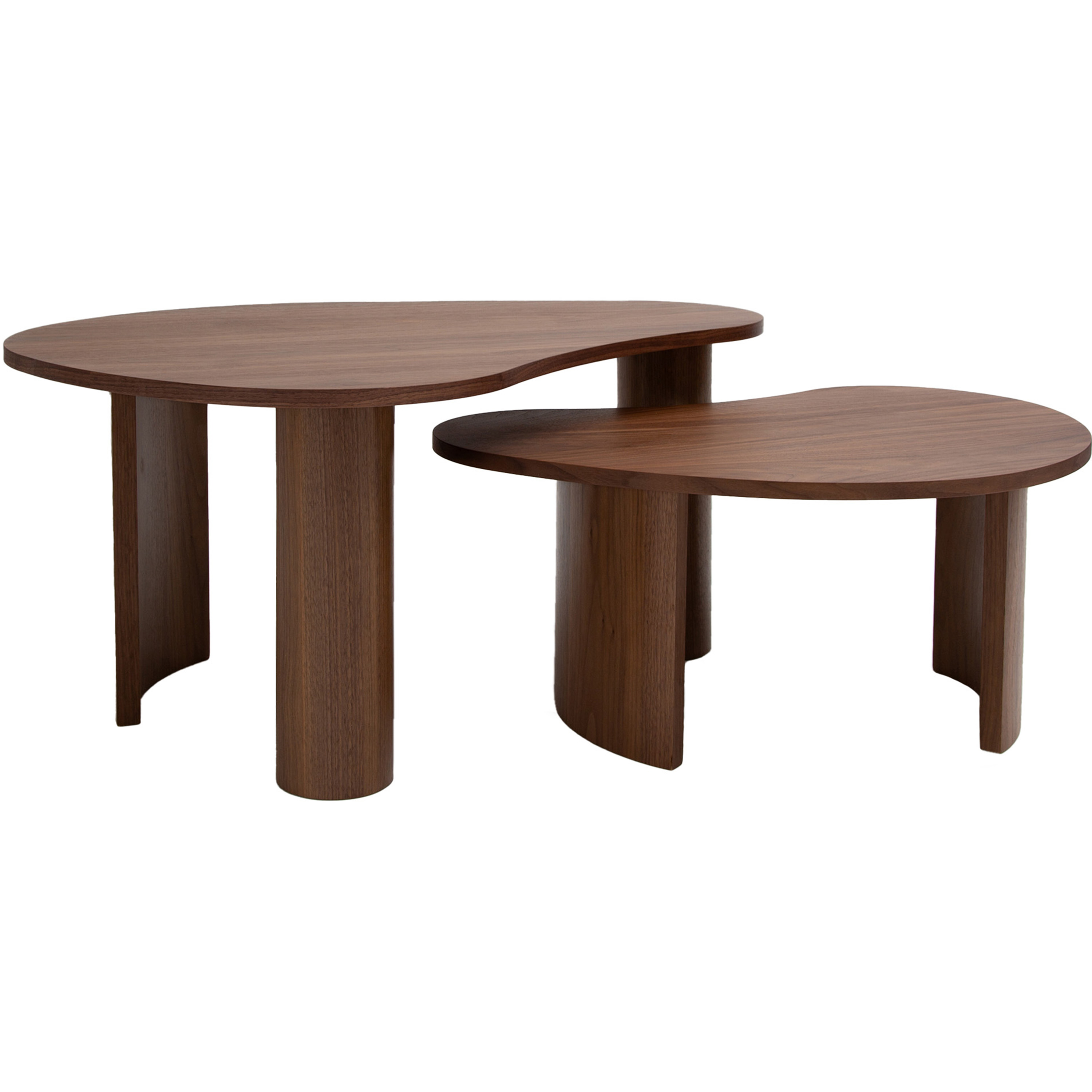 Carolin Satsbord Valnöt 2-pack