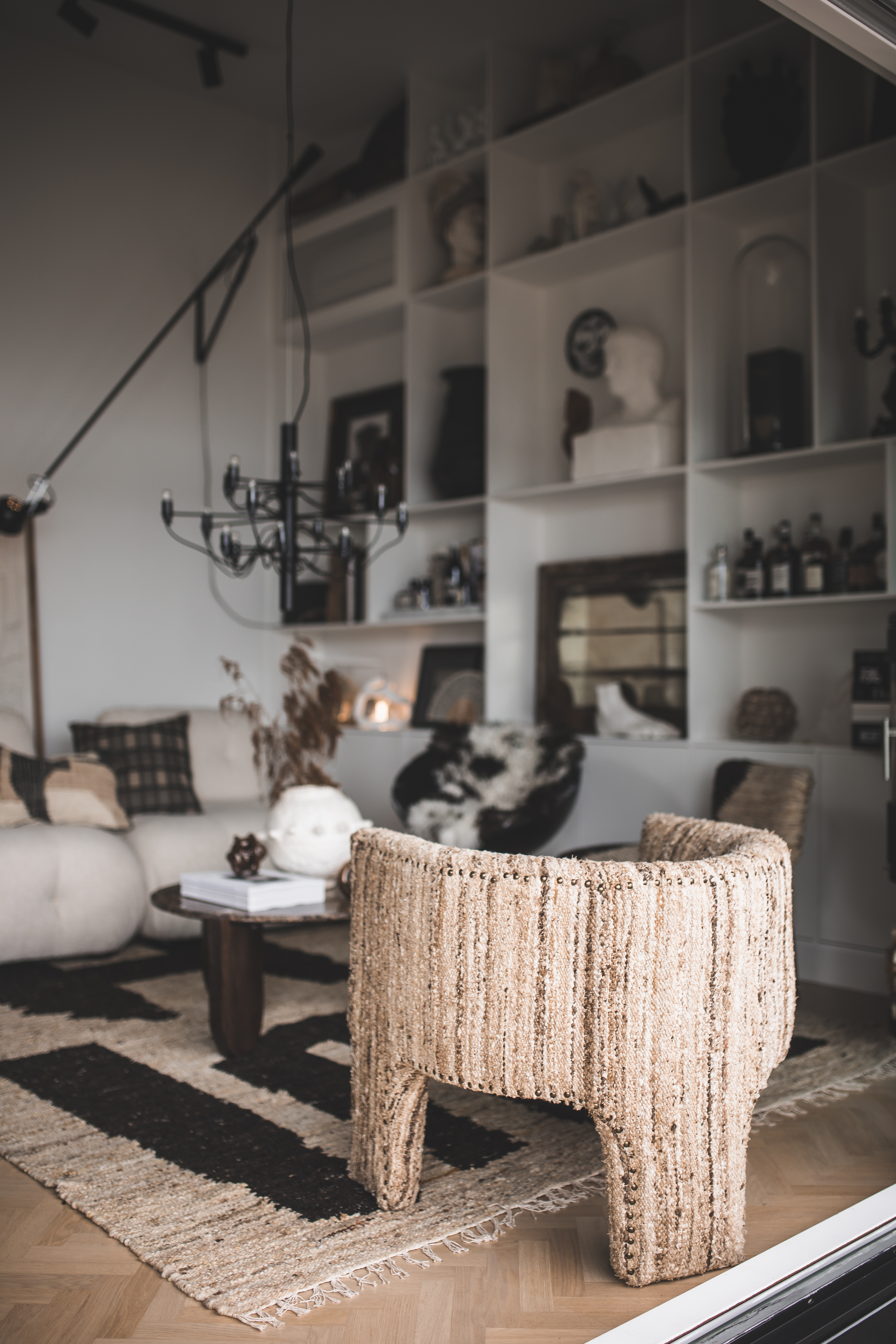 Jakobsdals Nira Wollteppich Beige/Braun 200x300