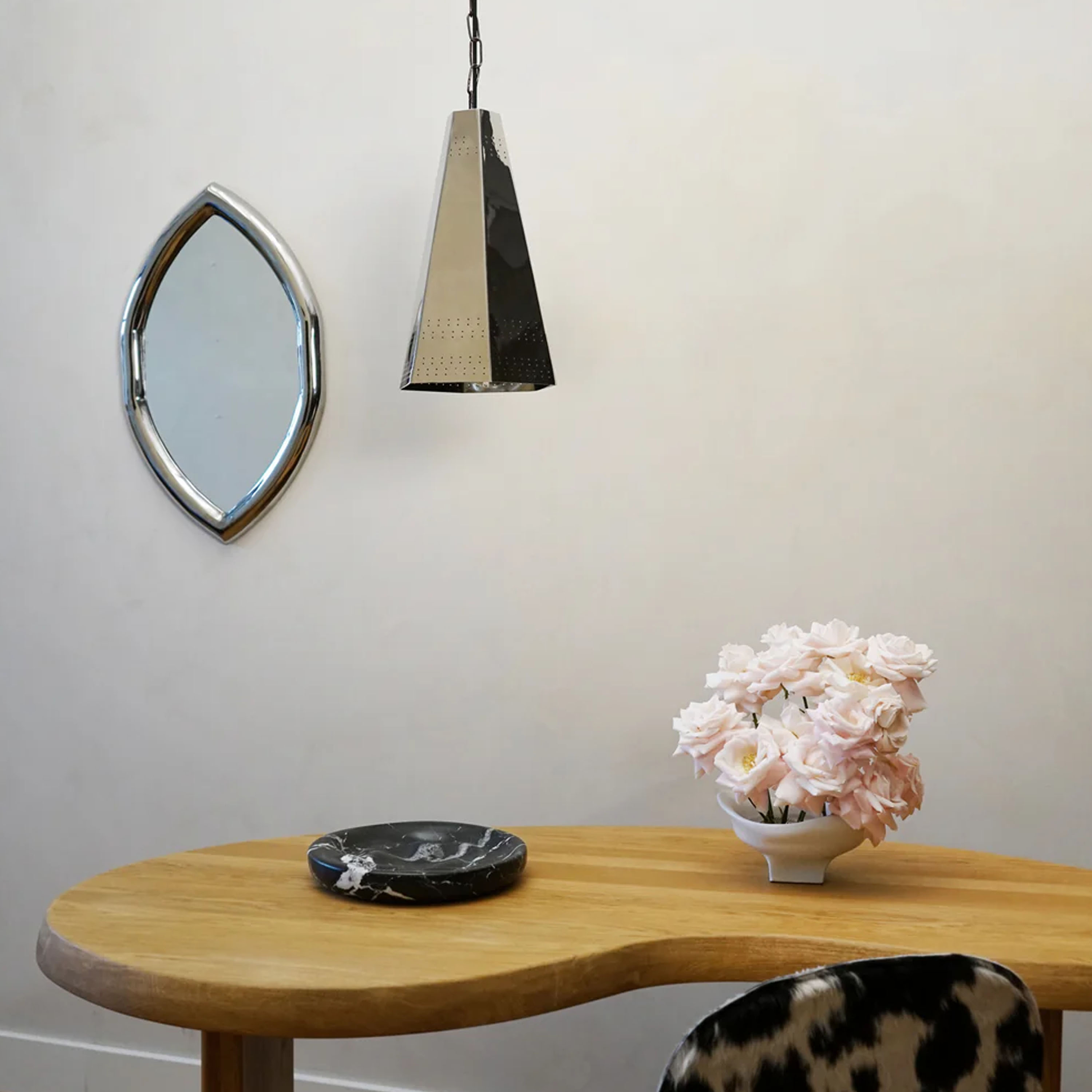 Hein Studio Bowie Taklampe Polert Stål