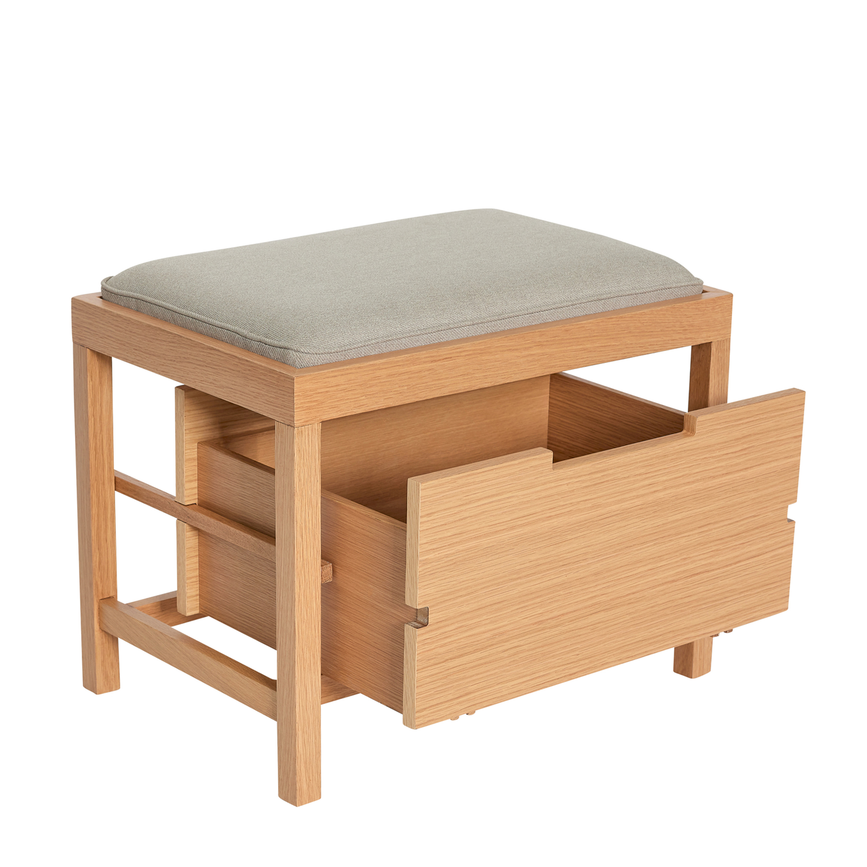 Hübsch Bifi Benk Sand/Natural 60x40