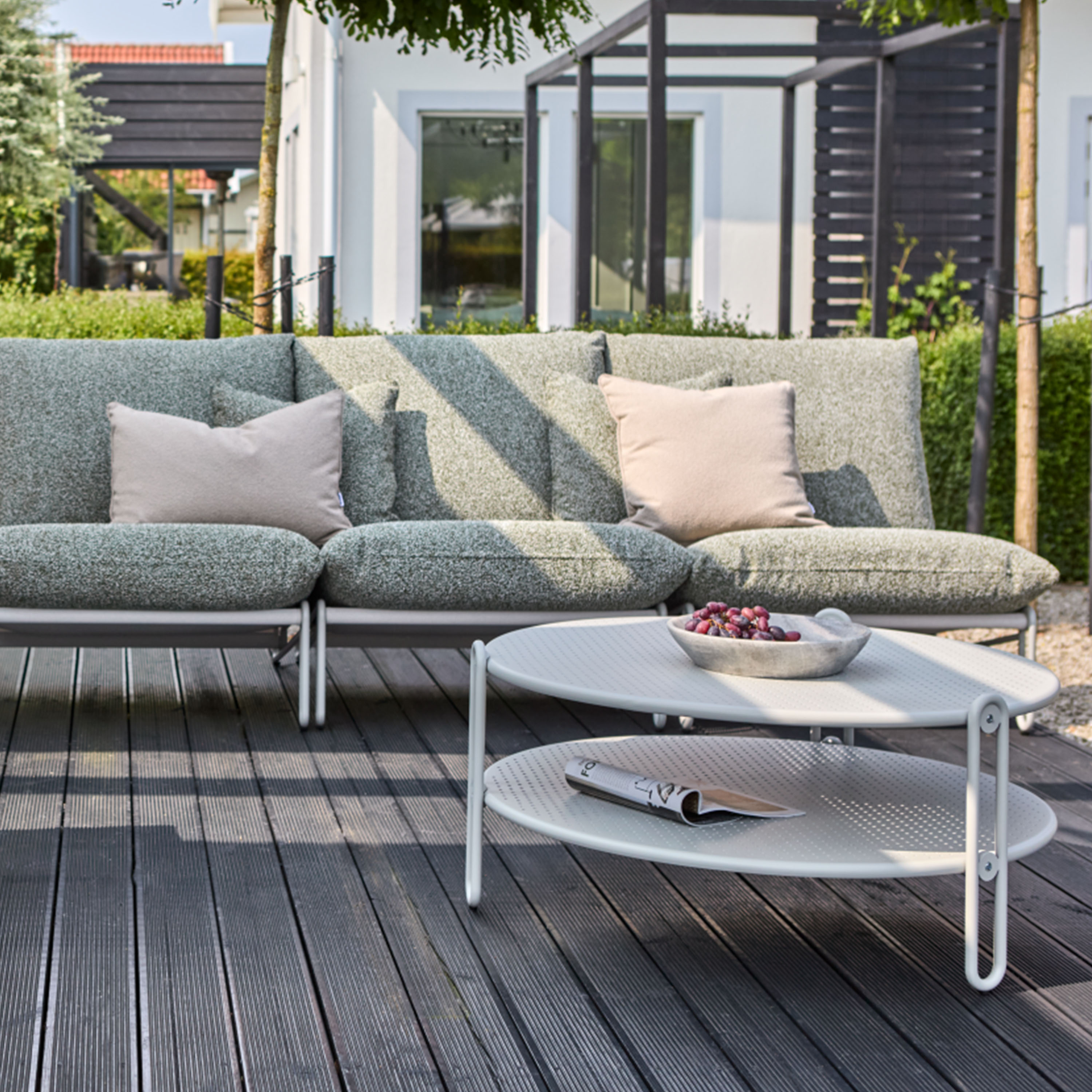 Brafab Blixt Soffbord Light Grey Ø85