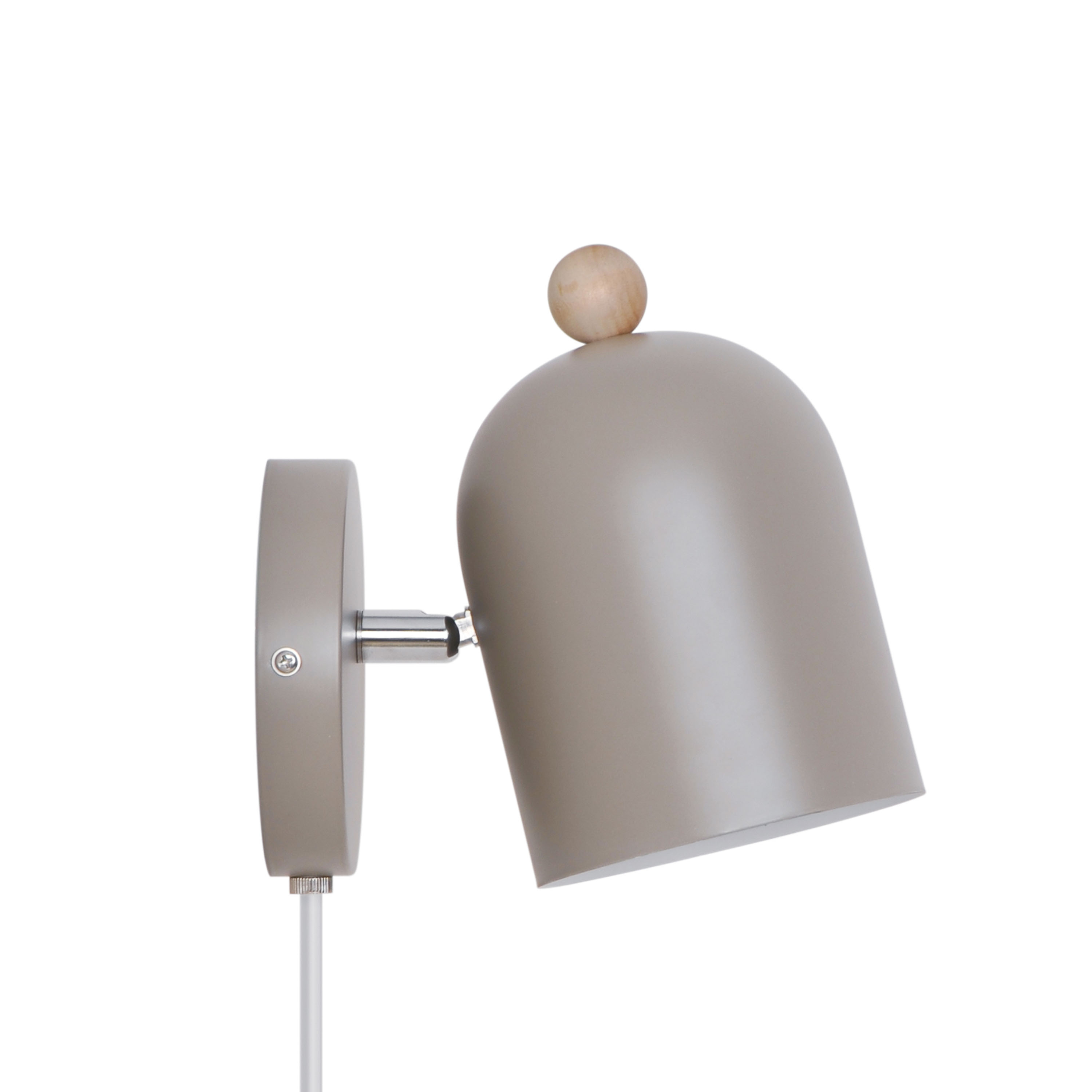 Gaston Vegglampe Lys Brun 19cm