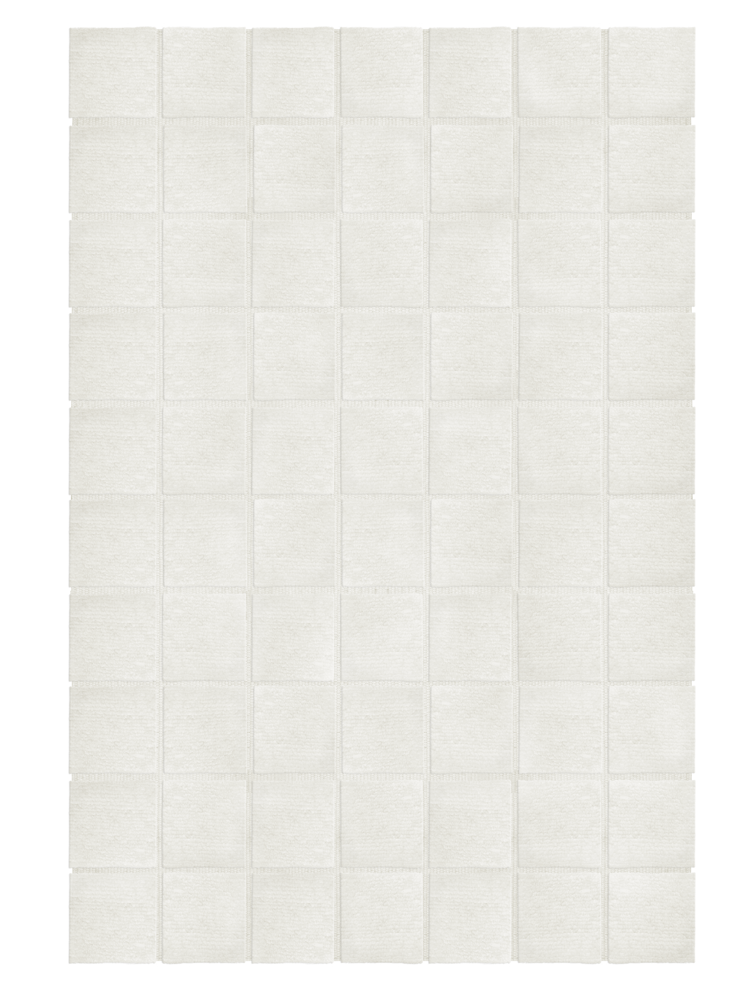 Piet Checked Ullmatta Bone White 180x270