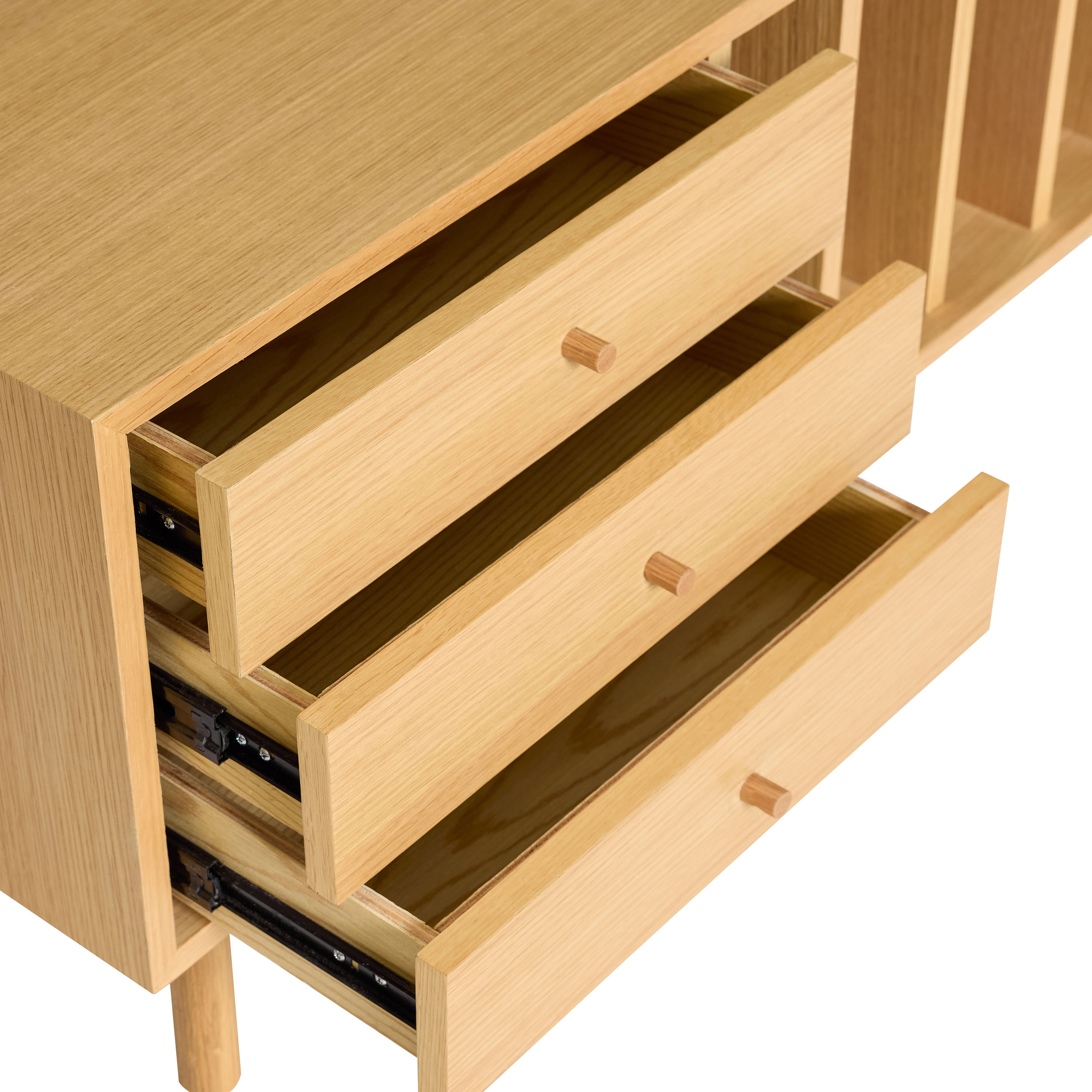 Hübsch Nobby Skjenk Natural 140cm