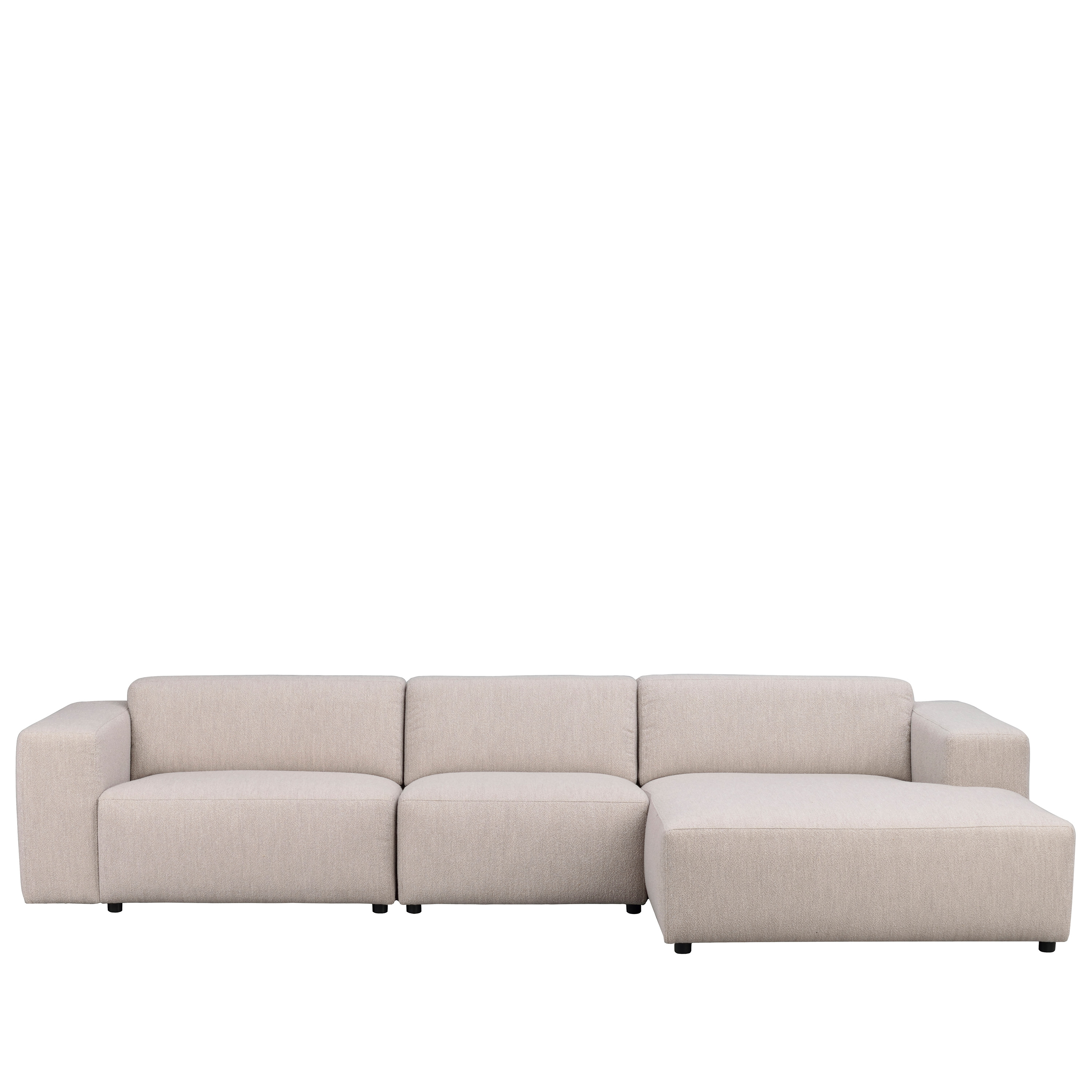Willard 4-Sitzer Sofa Chaiselongue Links Hellbeige