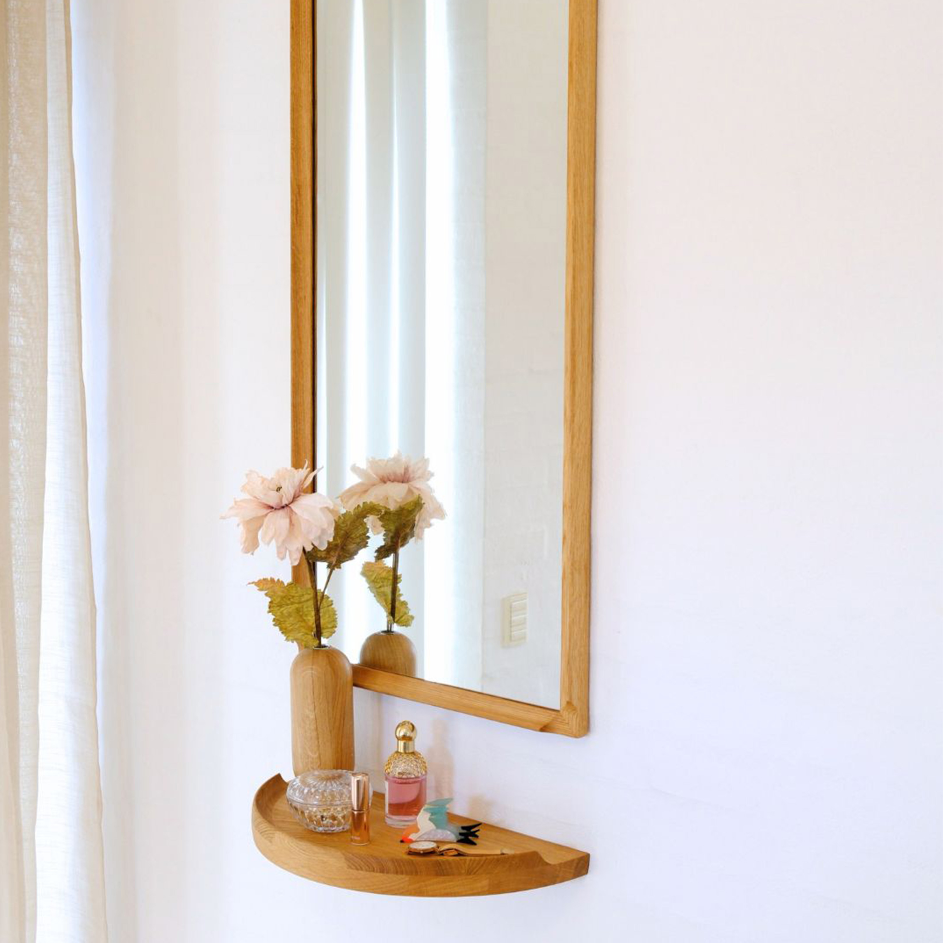 Aakjaer Furniture Arcus Spiegel Natural Oil Oak 45x90