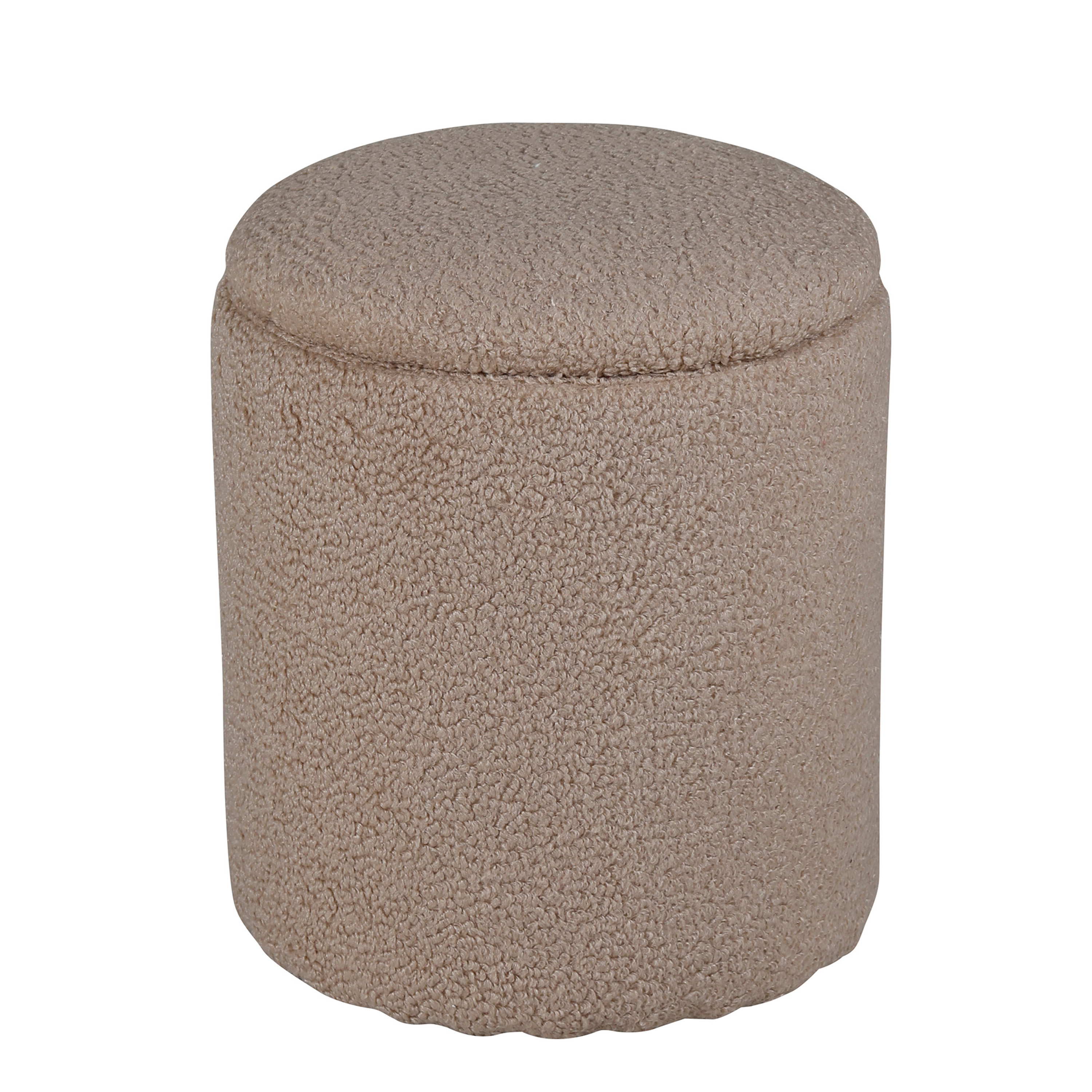 Limpen Sittpuff Förvaring Teddy Beige