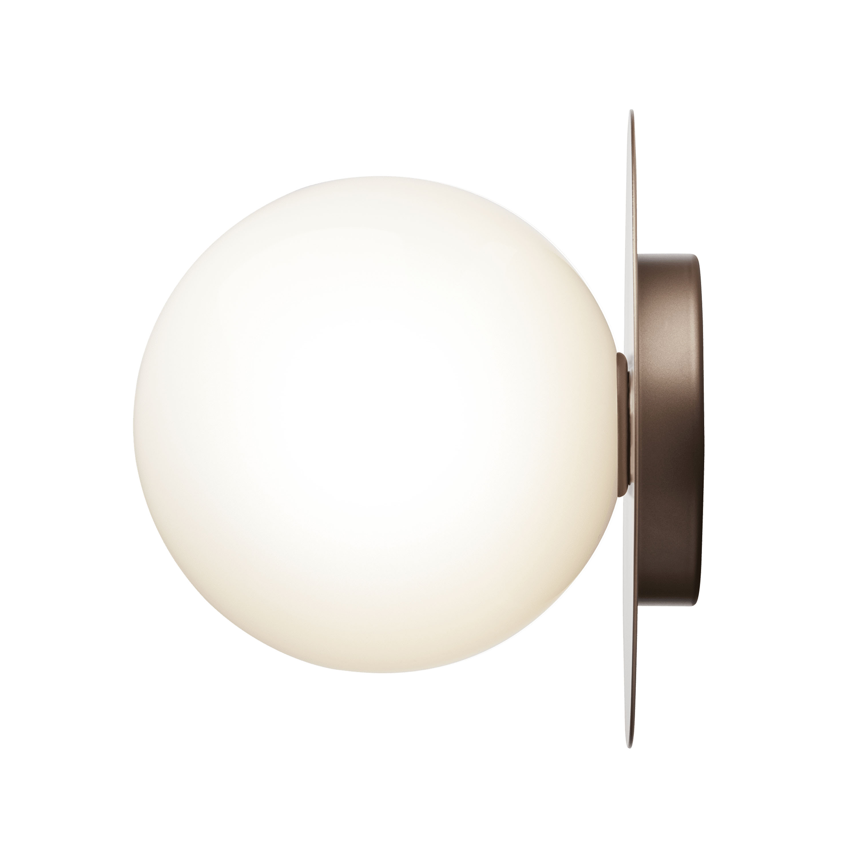 Nuura Liila 1 Vägg-/taklampa Dark Bronze/Opal Large