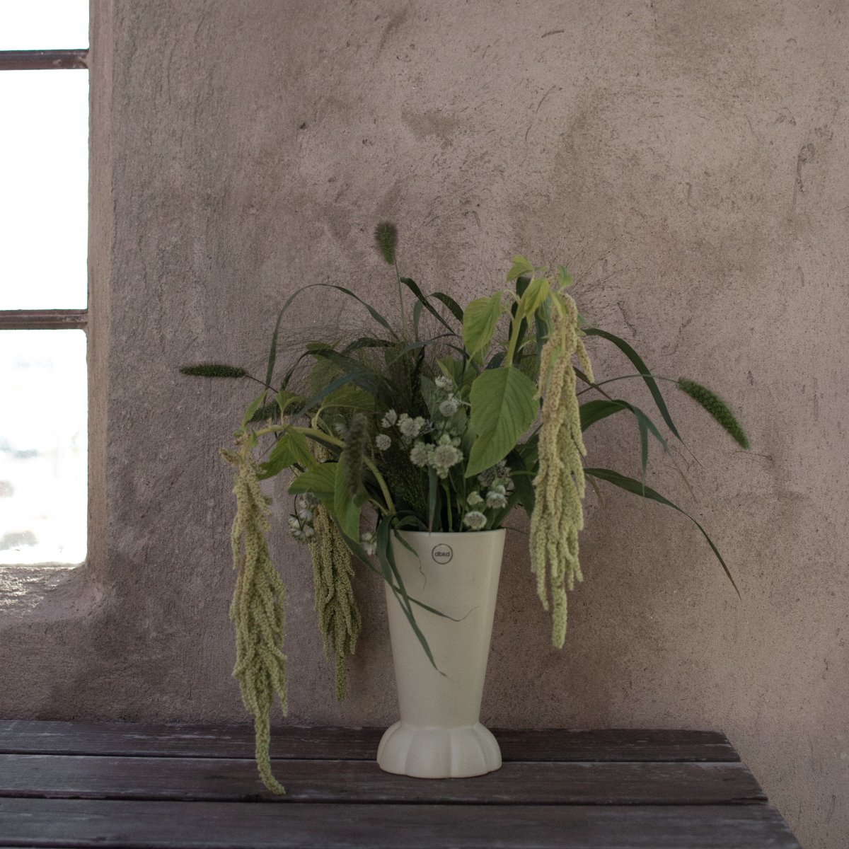 DBKD Flora Vas Creme 22cm