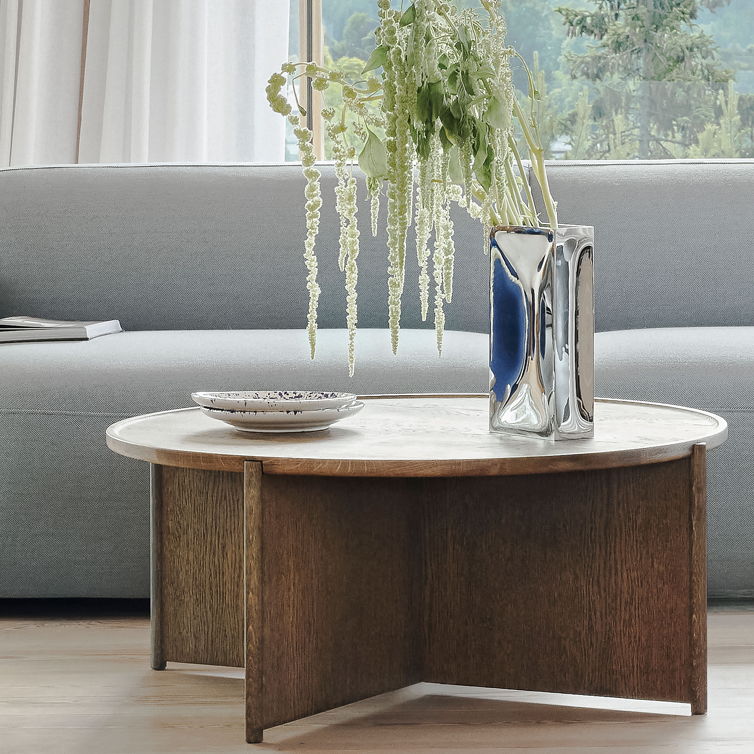 Northern Cling Coffee Sofabord Smoked Oak Large