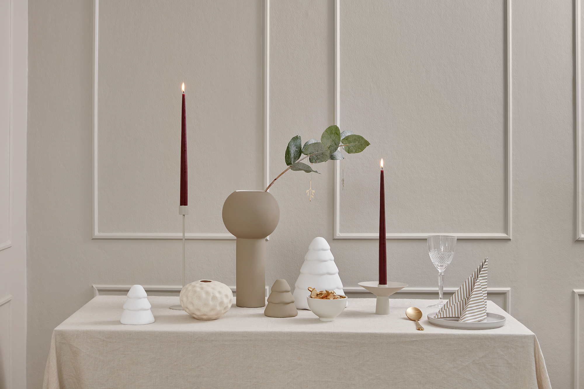 Cooee Design Snowy Koriste 20 cm White