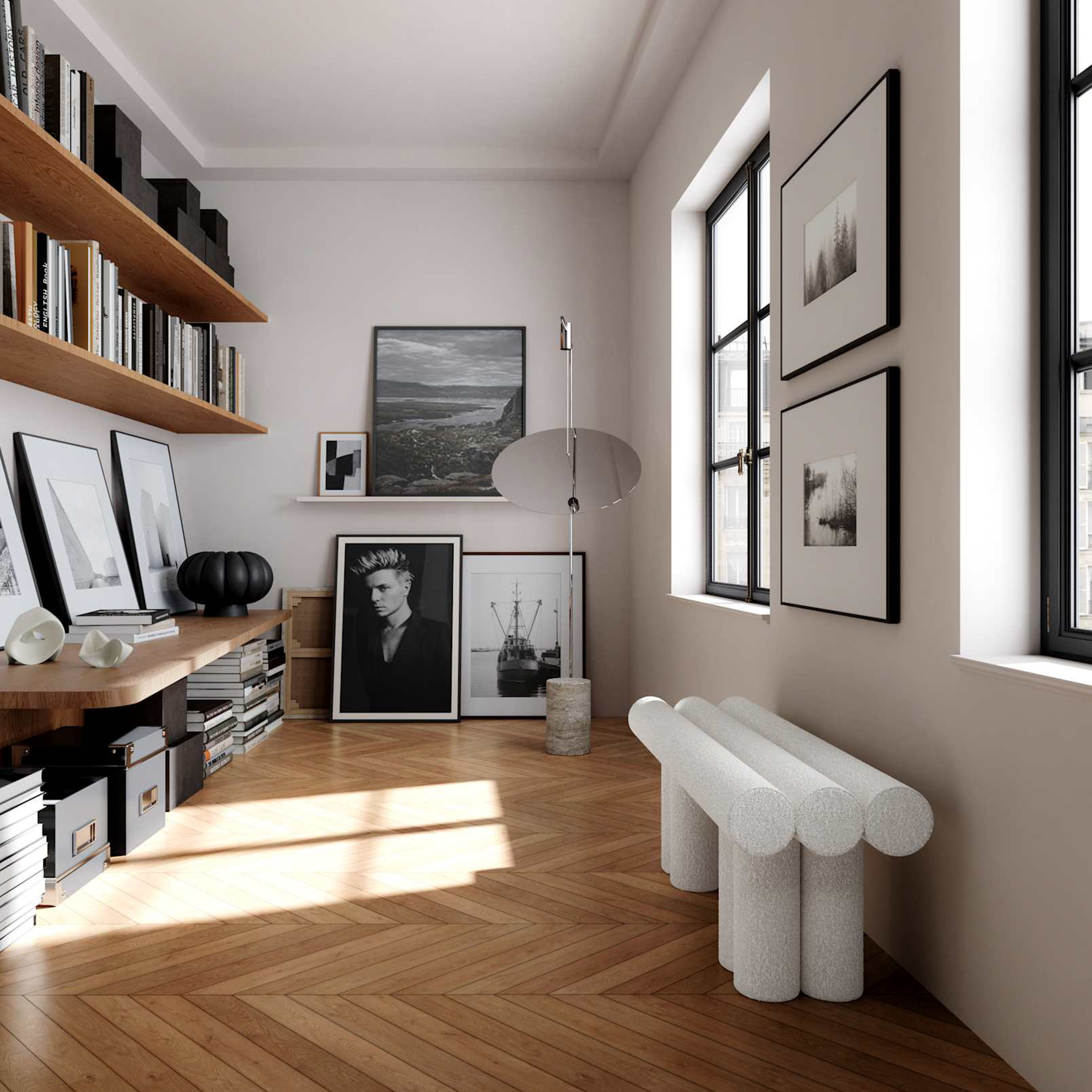 101 Copenhagen Hiro Penkki Off White 120cm