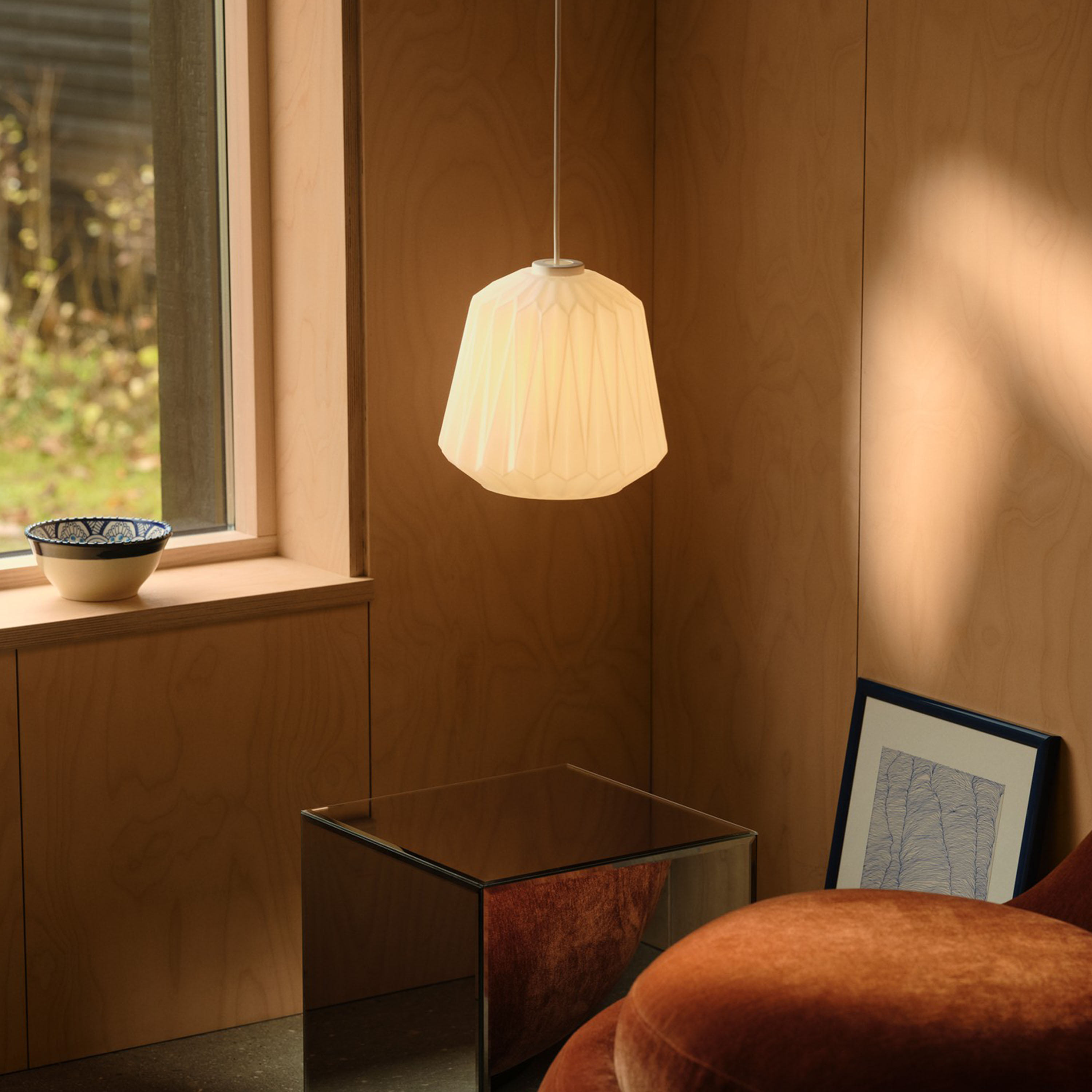 Nordlux Elbie Taklampe Opal Hvit Ø24