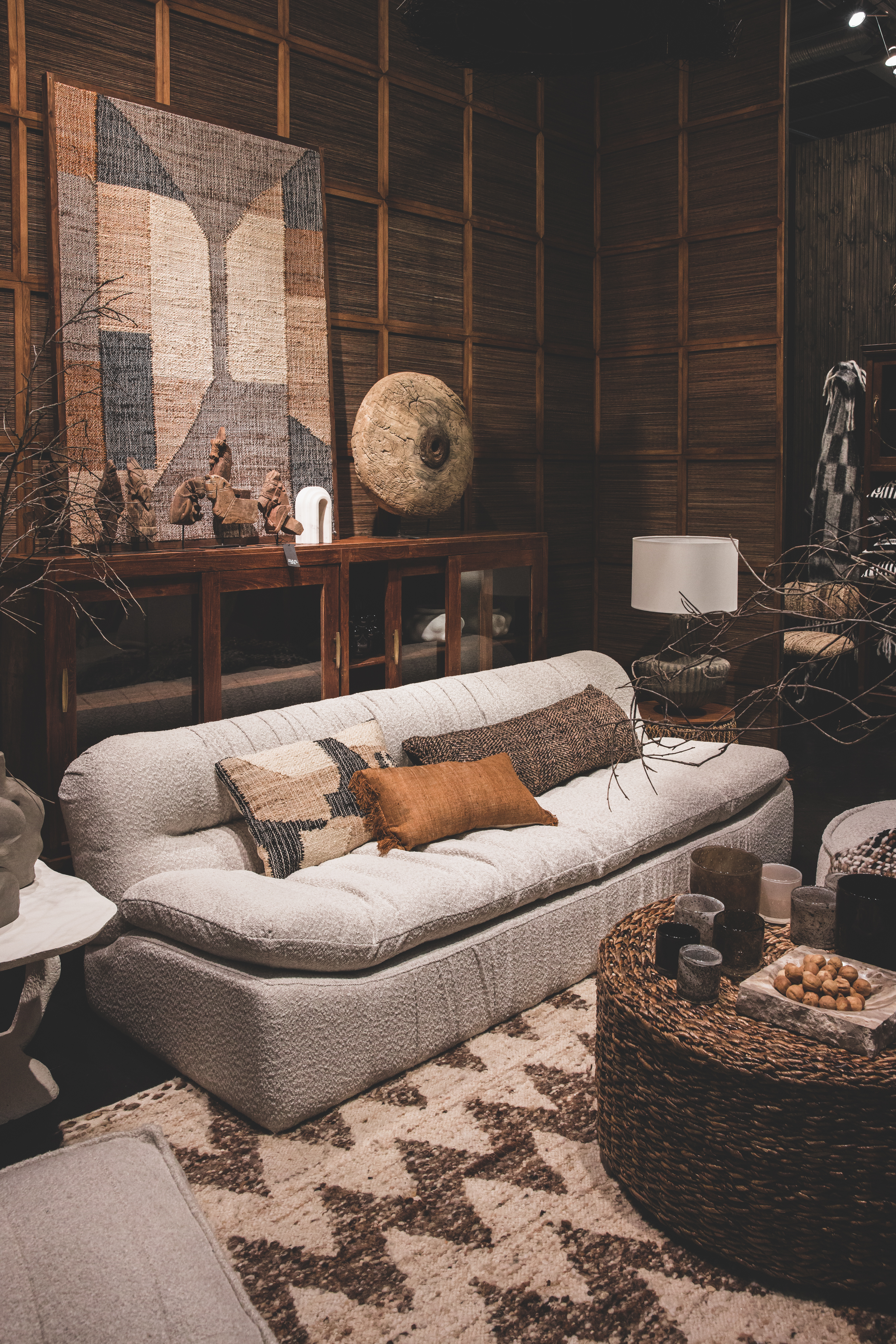 Jakobsdals Lumi Tischlampe Beige 60cm