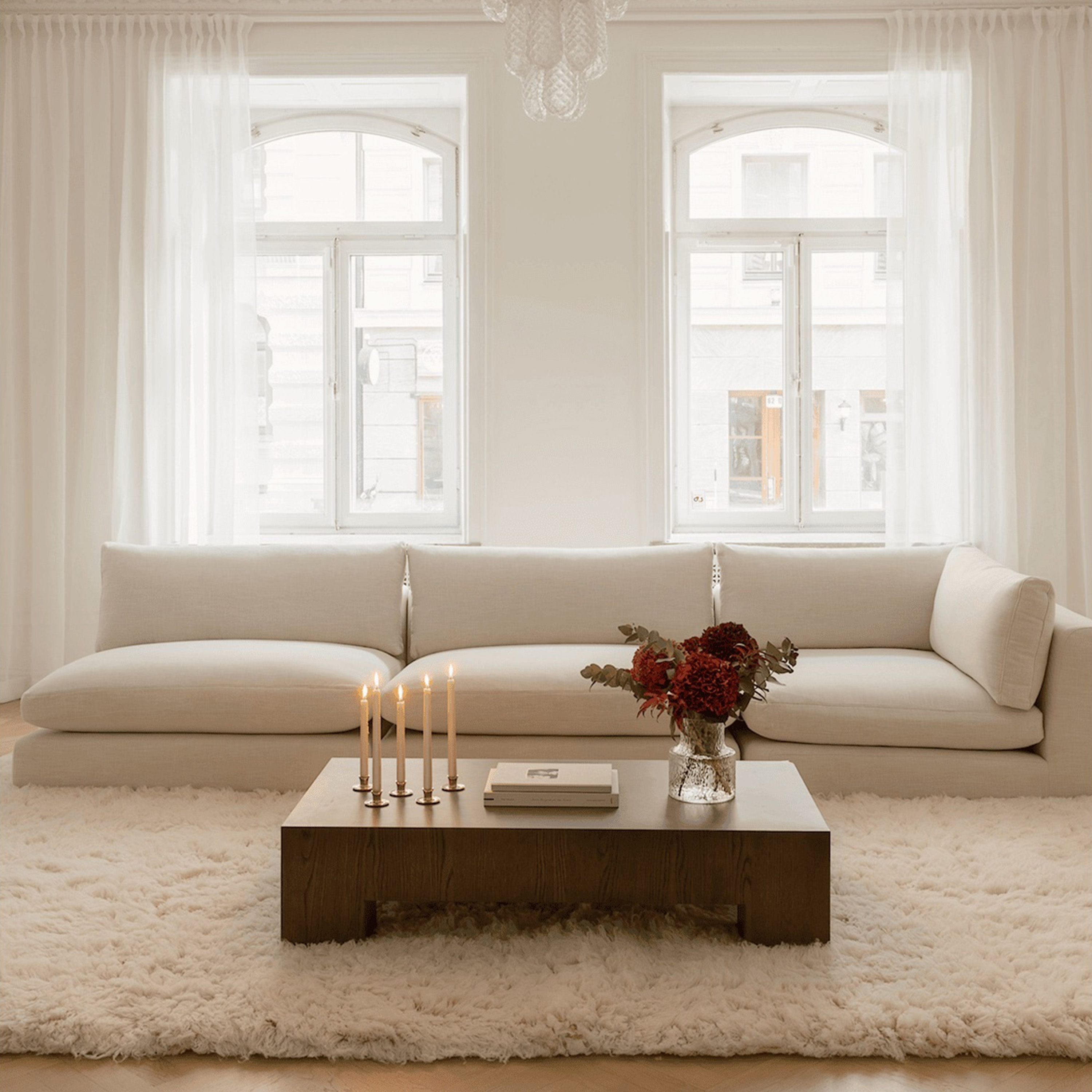 Sleepo Collection Capri Hörnmodul Beige 120x120