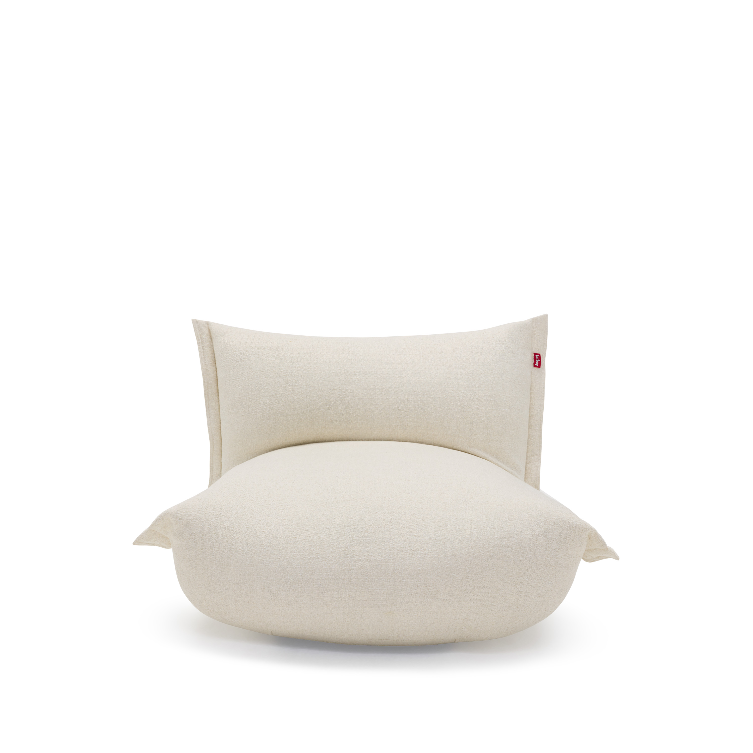 Fatboy The BonBaron Slim Recycled Bouclé Lounge-Sessel Creme