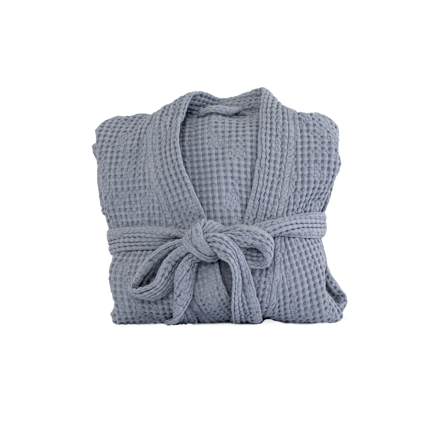 Mille Notti - Cialda Bademantel Hellblau L/XL - Morgenmäntel