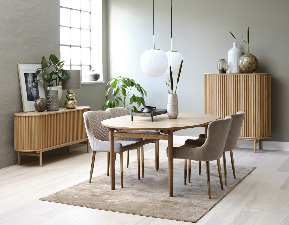 Nordic Home Alice Skåp Natural Oak 125cm