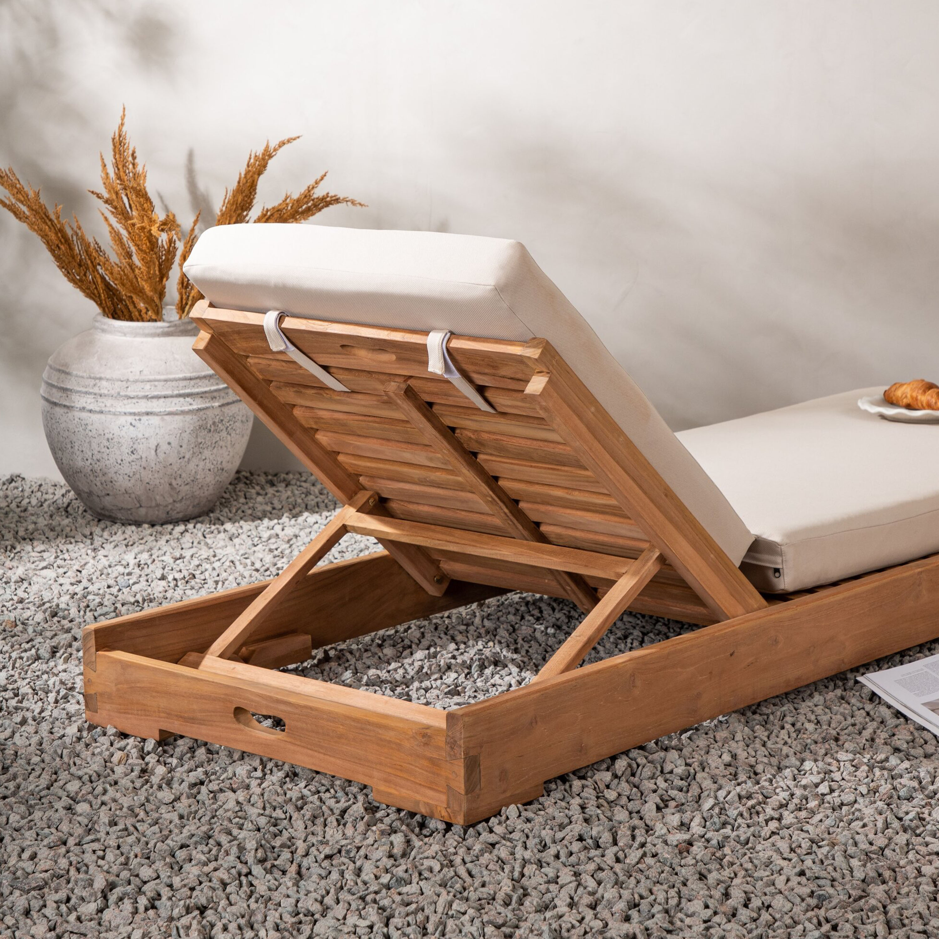 Venture Home Kenya Solsäng Teak/Beige