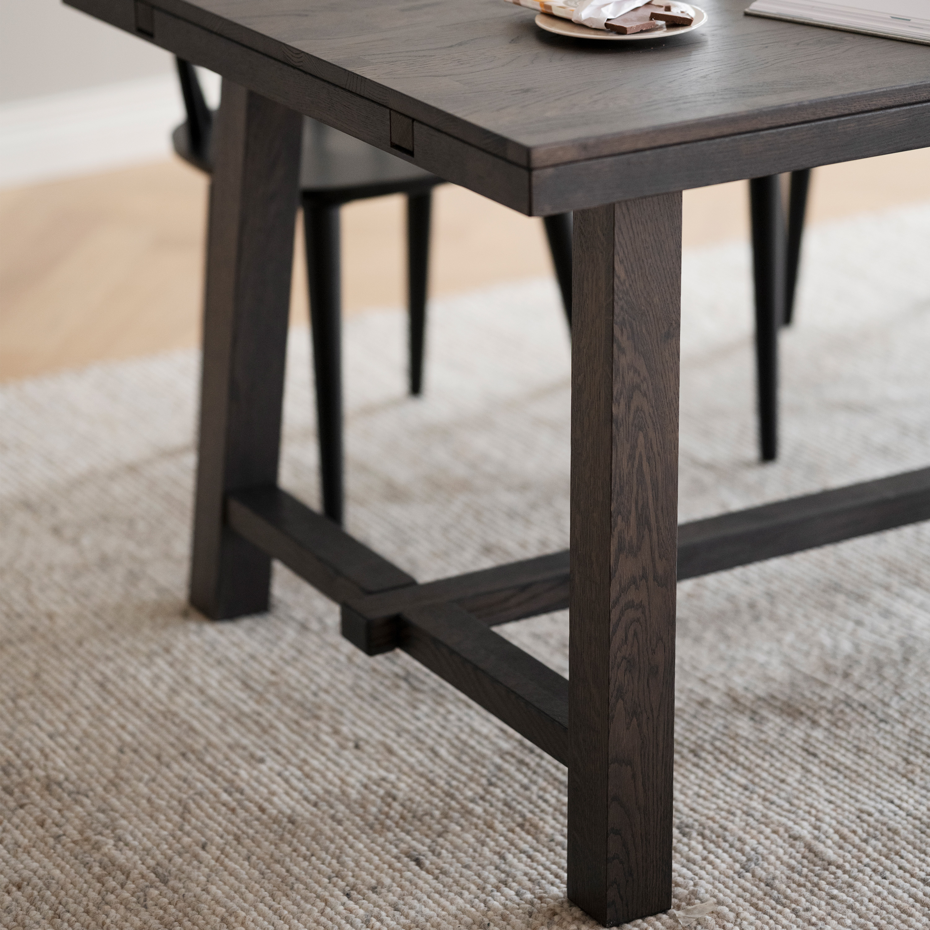 Rowico Home Brooklyn Esstisch Dunkelbraune Eiche 170cm