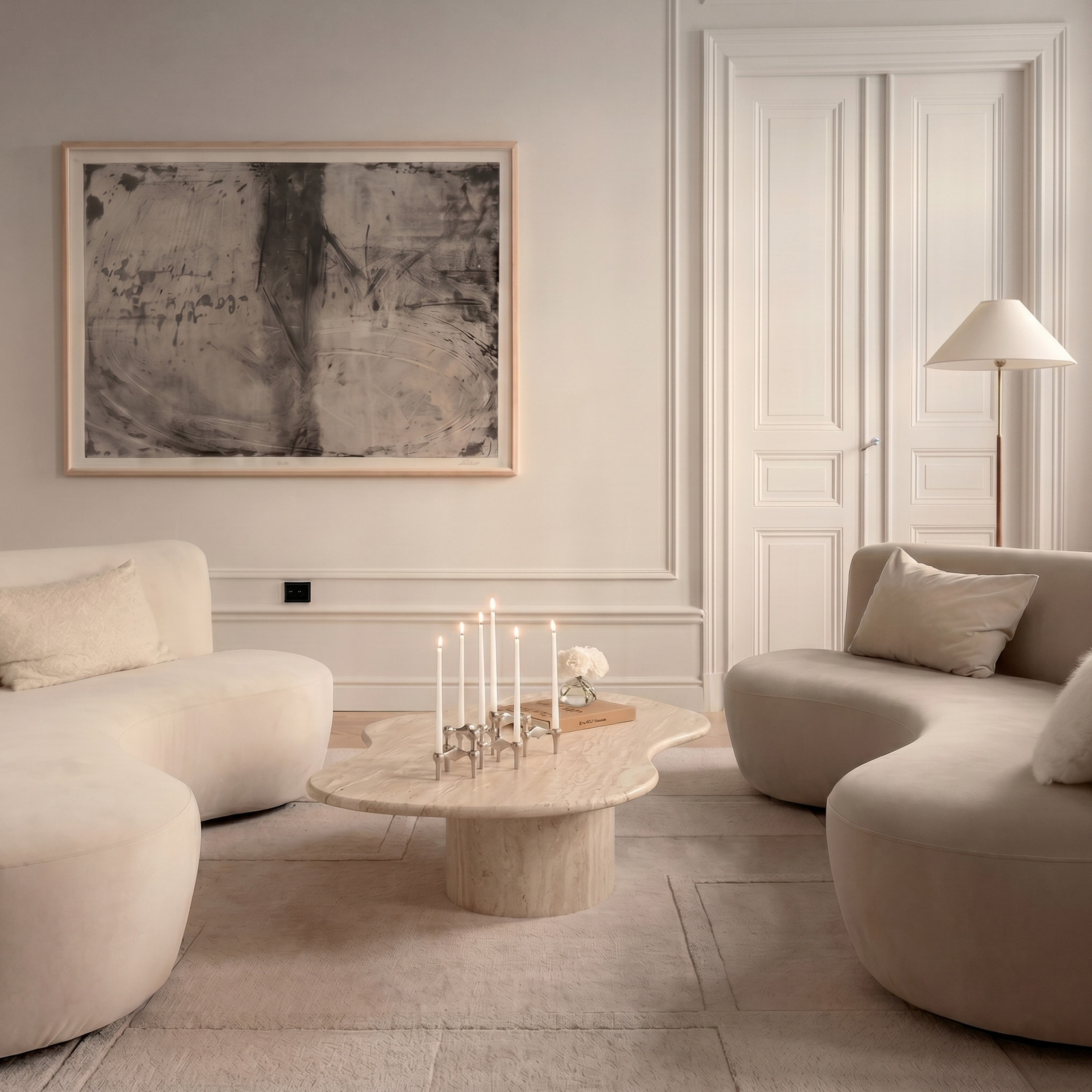 Sleepo Collection Sunday Soffbord Travertin 120x60
