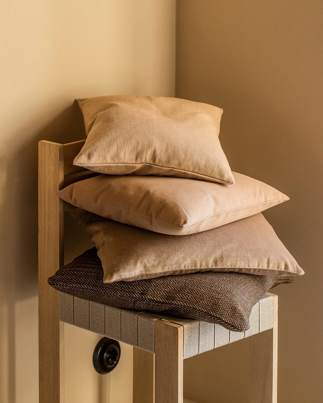 Linum Annabell Putetrekk Light Bear Brown 50x50