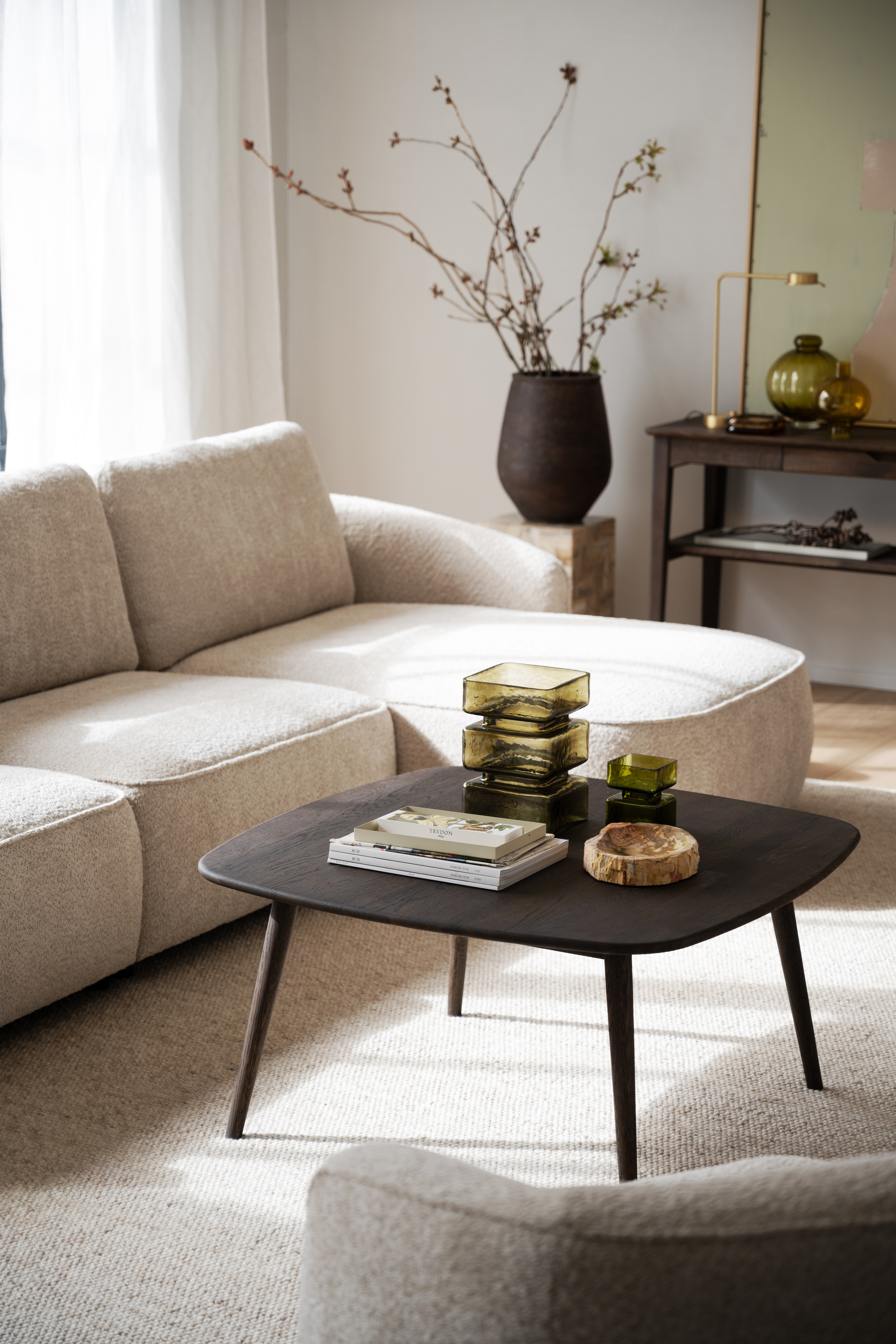 Rowico Home Norris 4-sits Soffa Schäslong Höger Ljusbeige 319cm