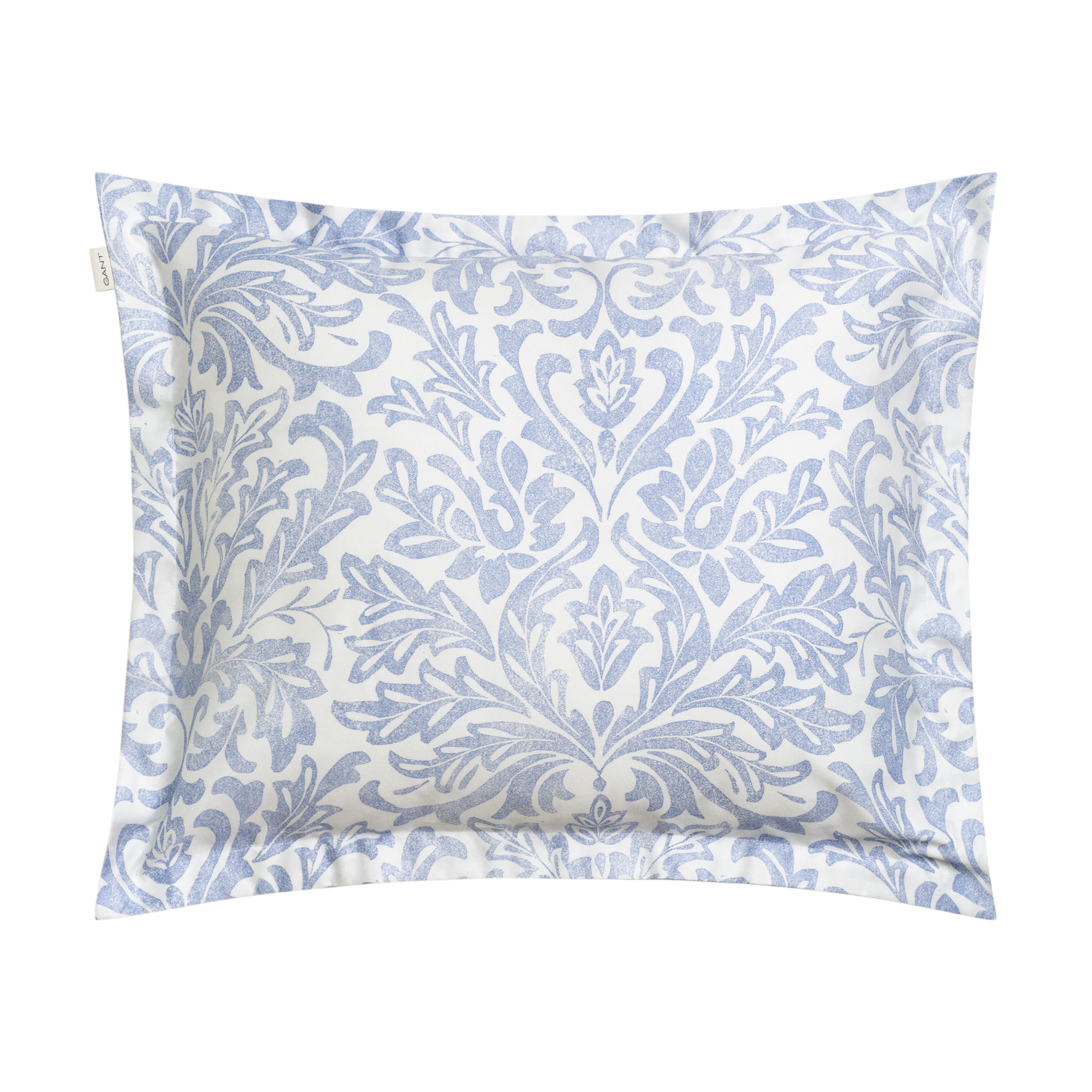 Leaf Medallion Print Putetrekk Faded Denim 50x60