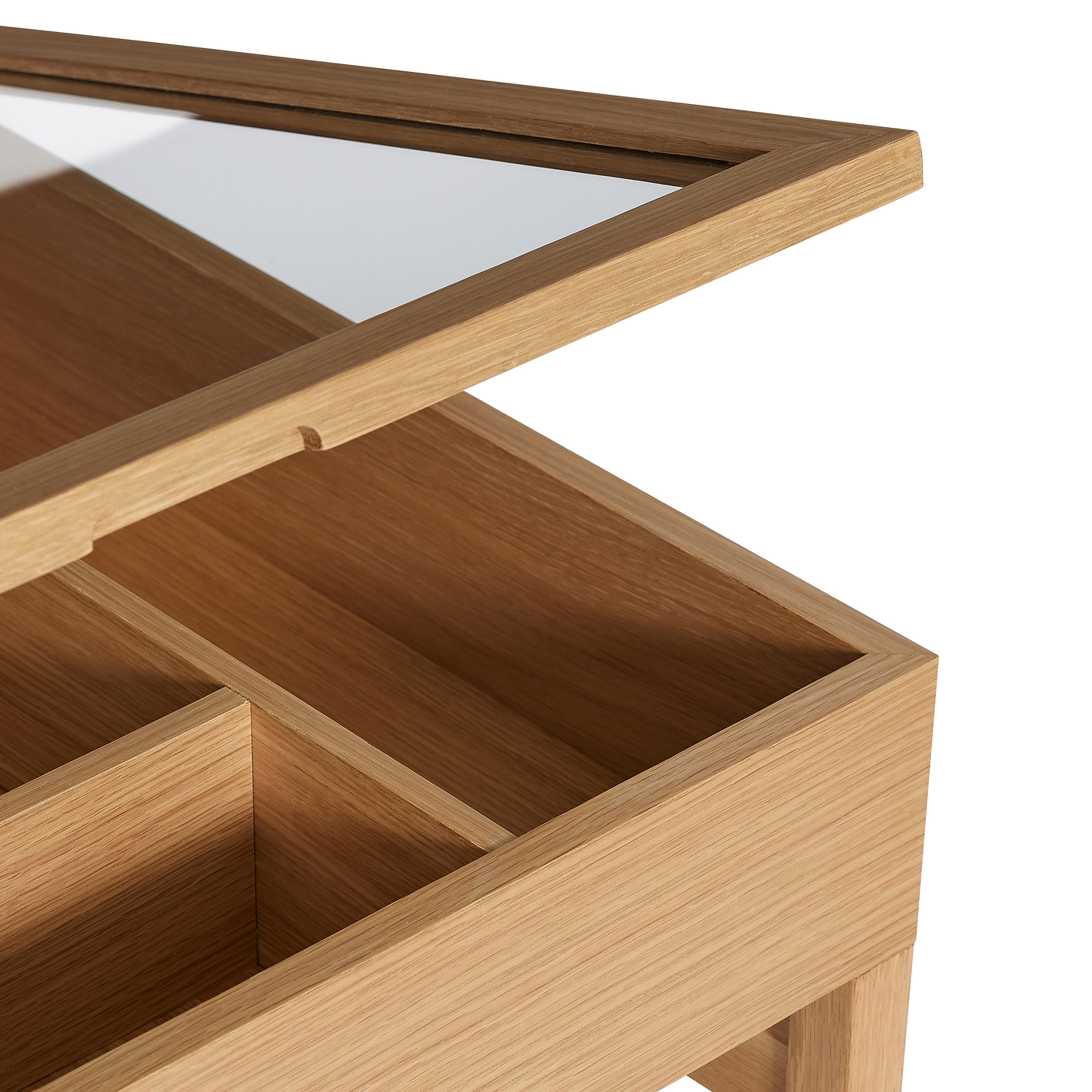 Hübsch Glitz Sofabord Natural 60cm