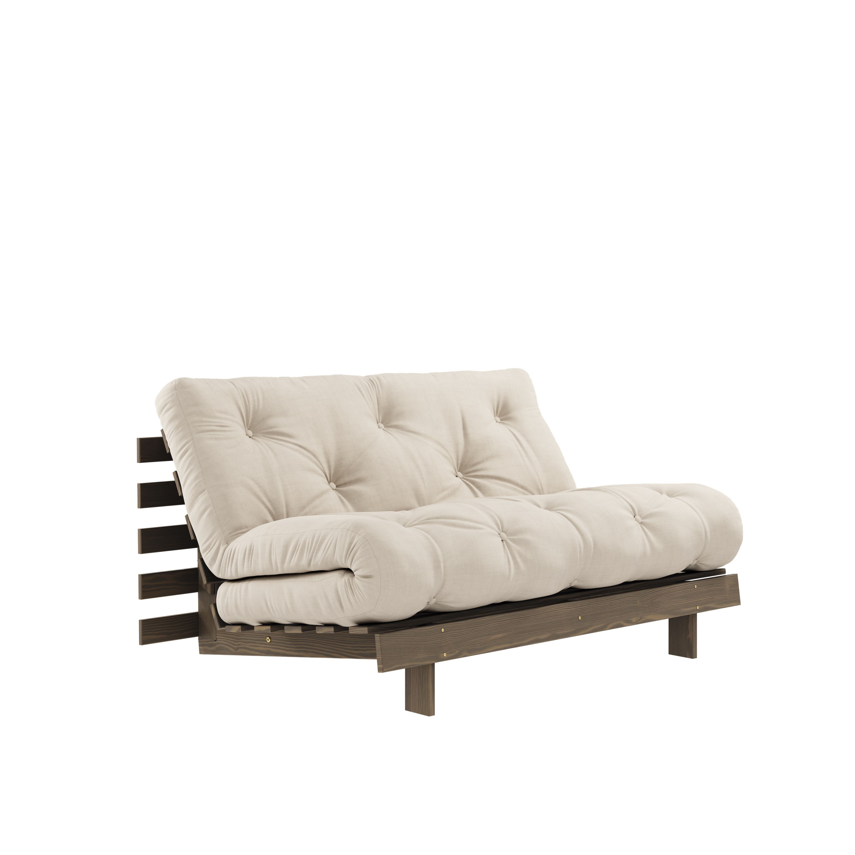 Roots Vuodesohva Ruskea/Beige 140cm