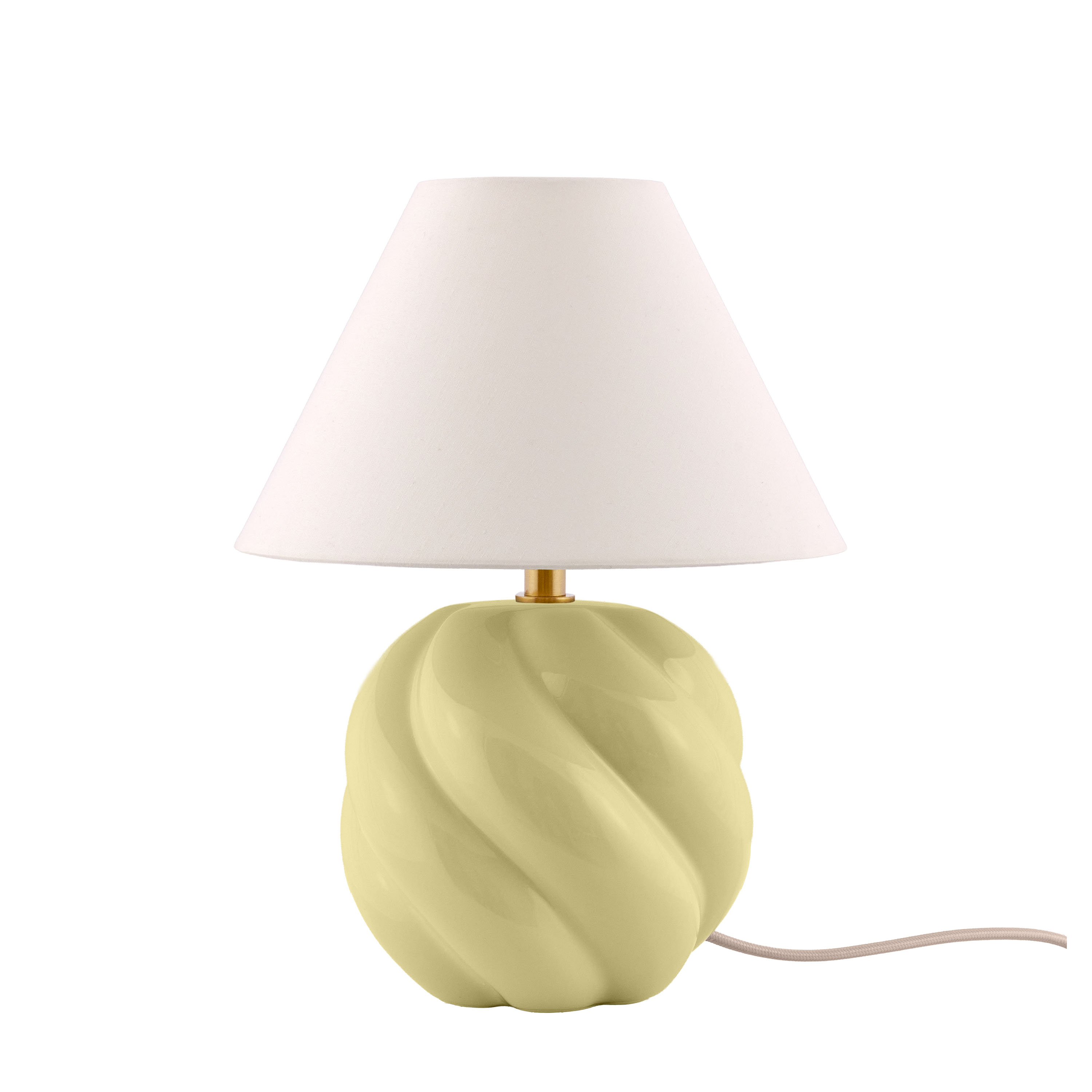 Dahlia Bordlampe Butter Yellow 24cm