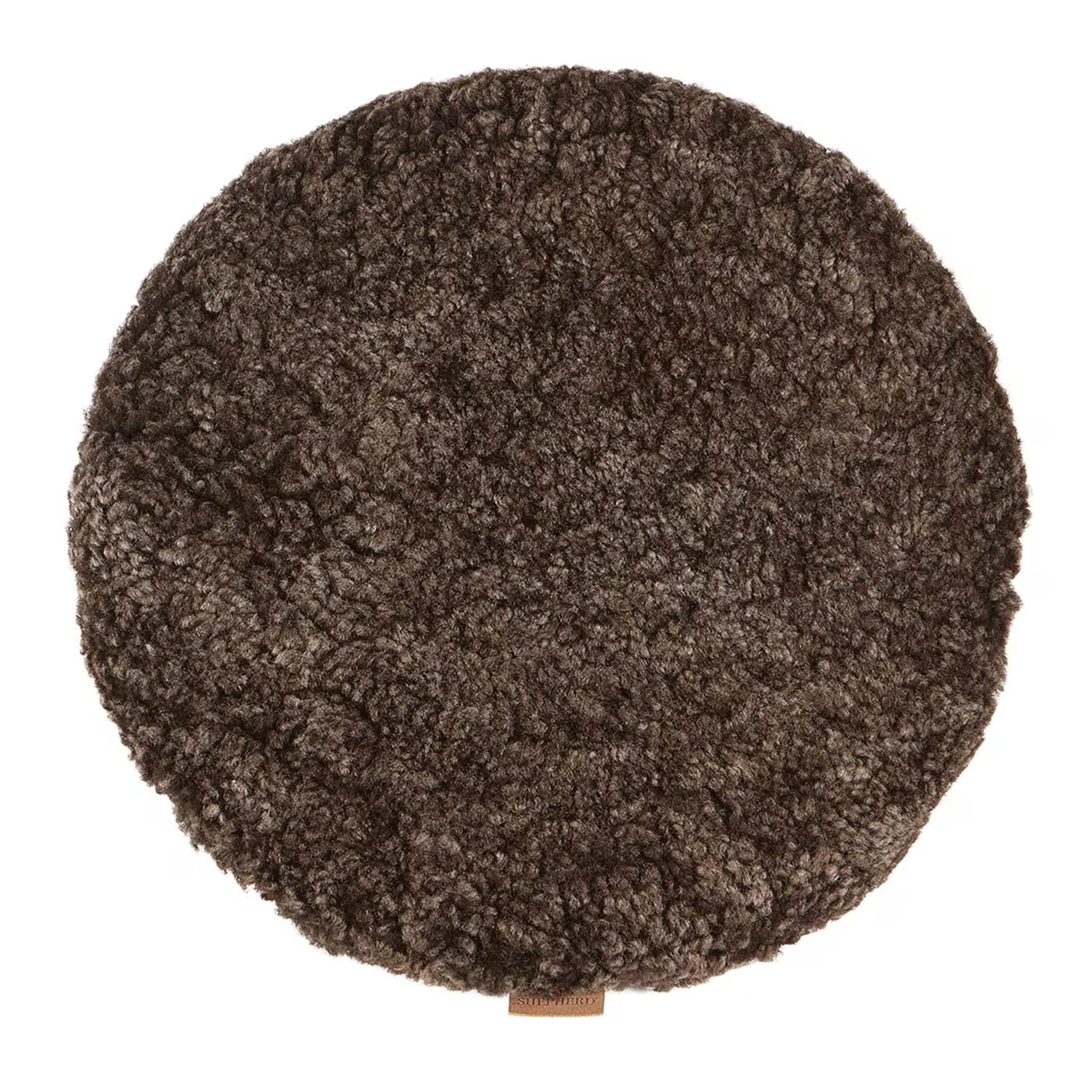 Jill Vadderad Stolsdyna Cappuccino Ø36