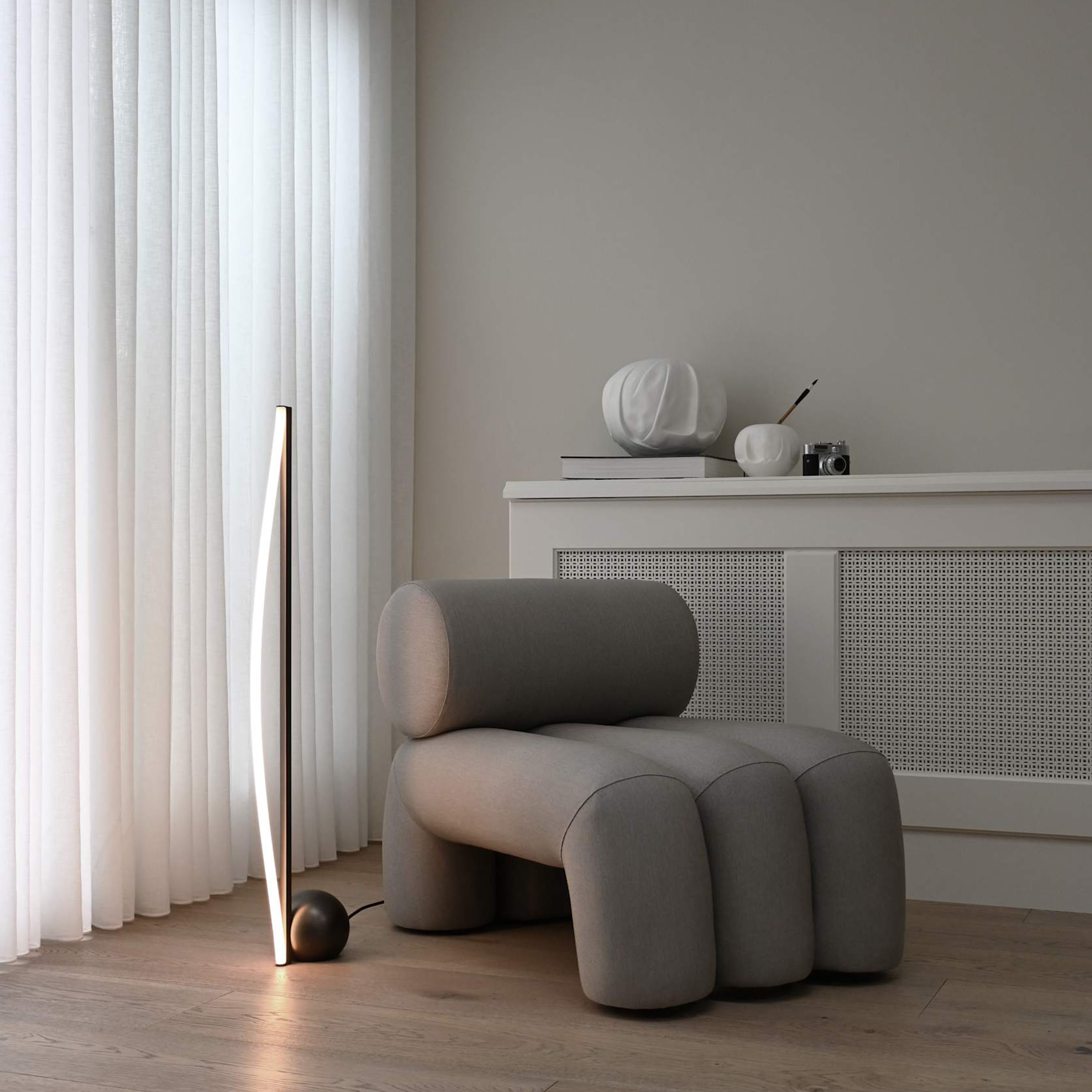 101 Copenhagen Bow Stehleuchte Bronze 100cm