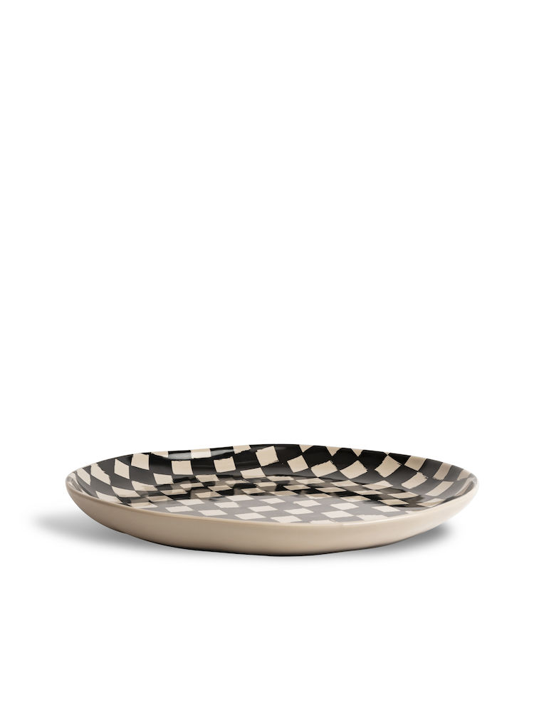 Byon - Lexi Fett Schwarz/Beige - Servierschalen & Platten