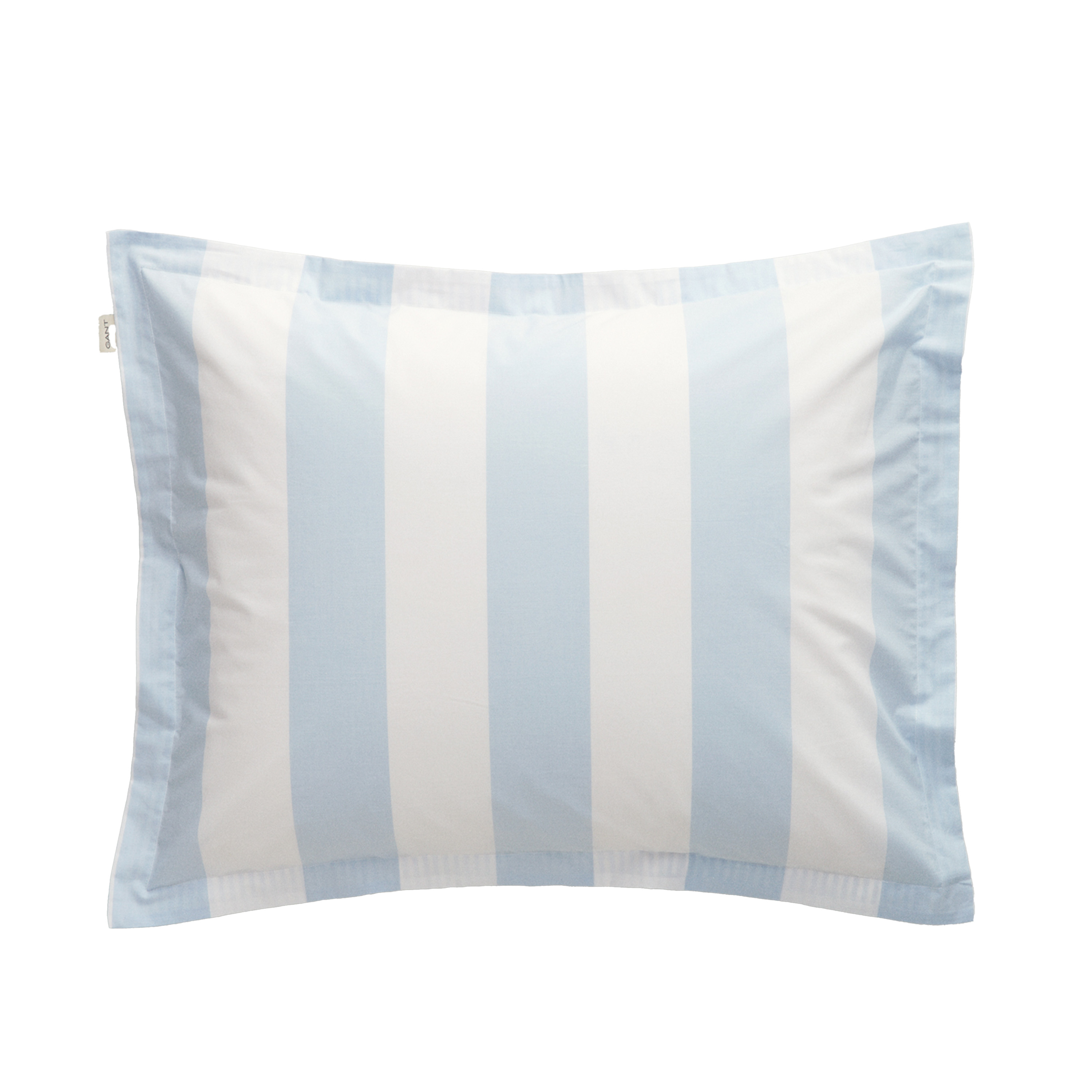 GANT Home - Percale Stripe Örngott Rich Blue 50x60 - Blå
