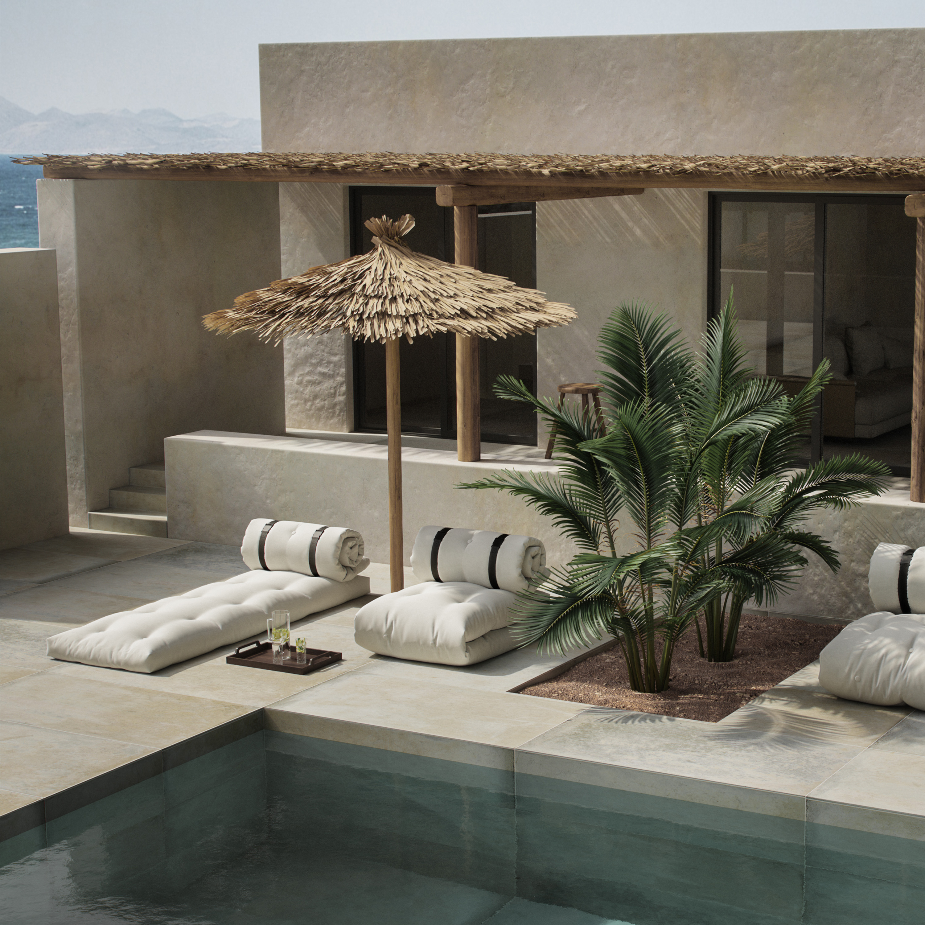 Karup Design Buckle-Up Outdoor Loungemadrass Beige