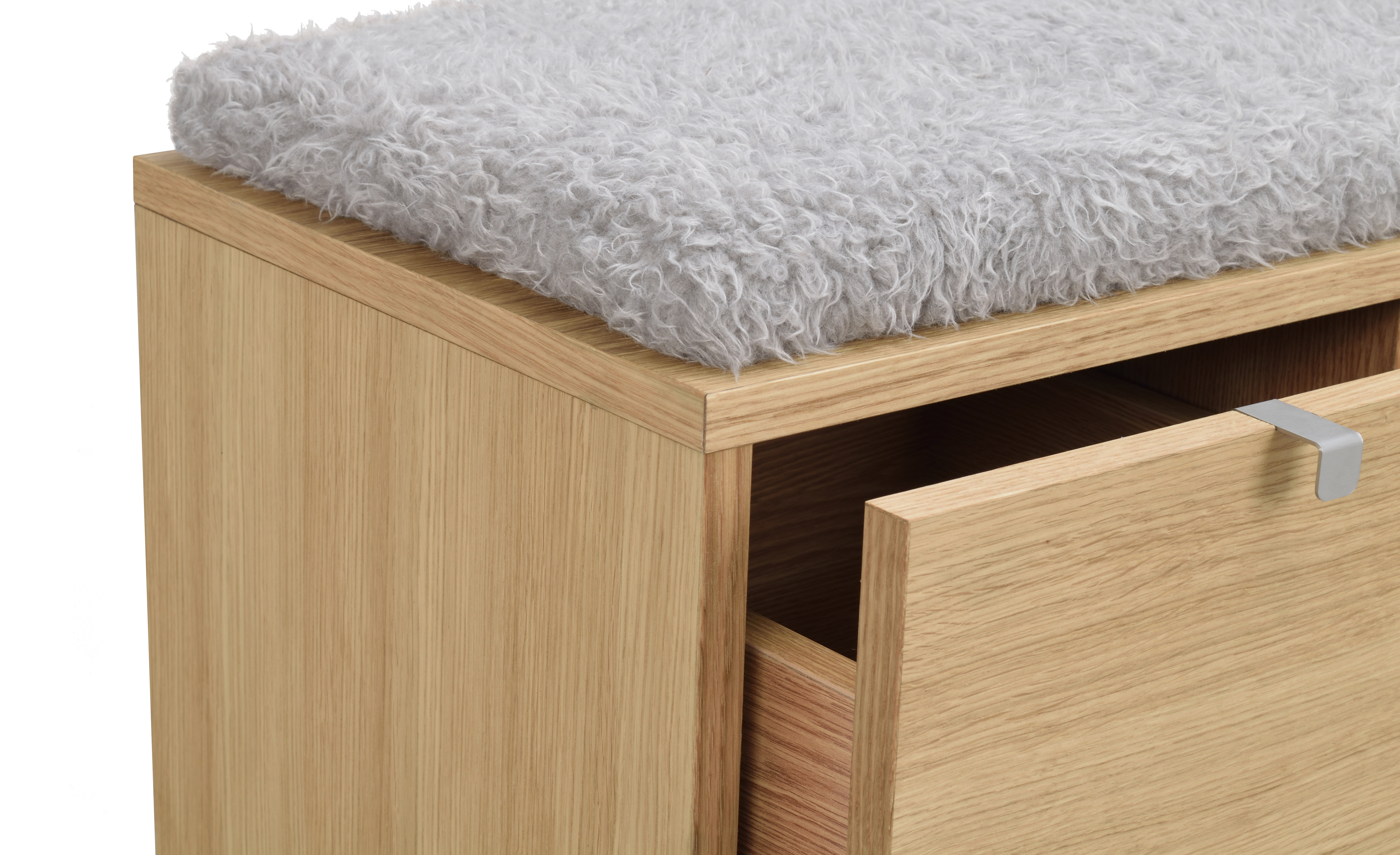 Rowico Home Confetti Bänk 2 Ek/Ljusgrå