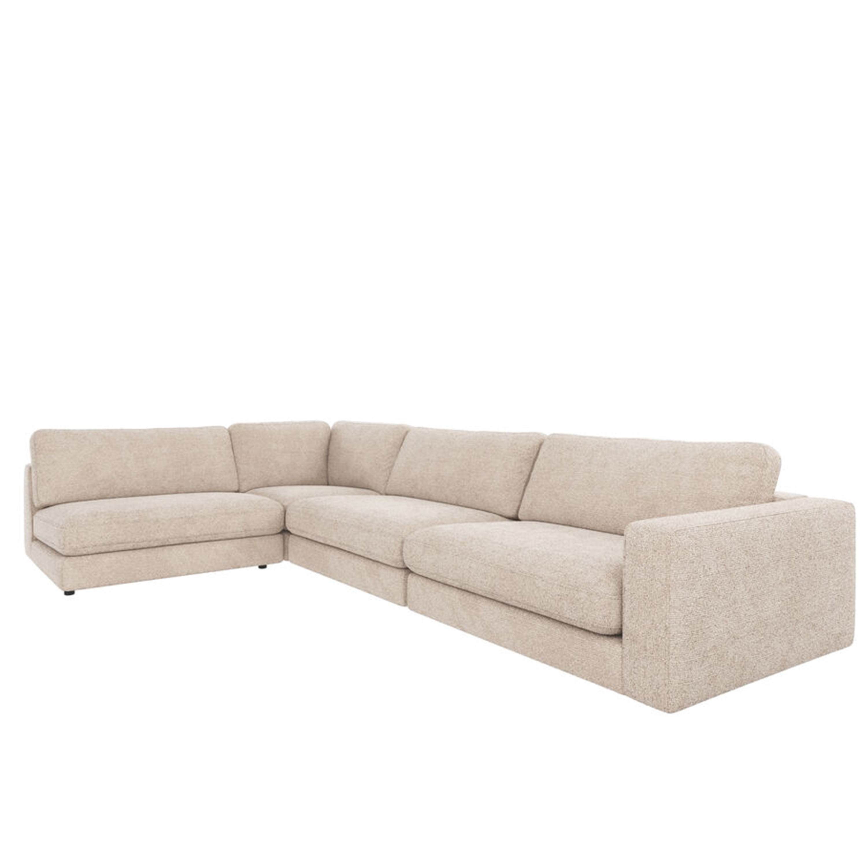 Rowico Home - Duncan 2+3-Sitzer Ecksofa Links Hellgrau - Sofas