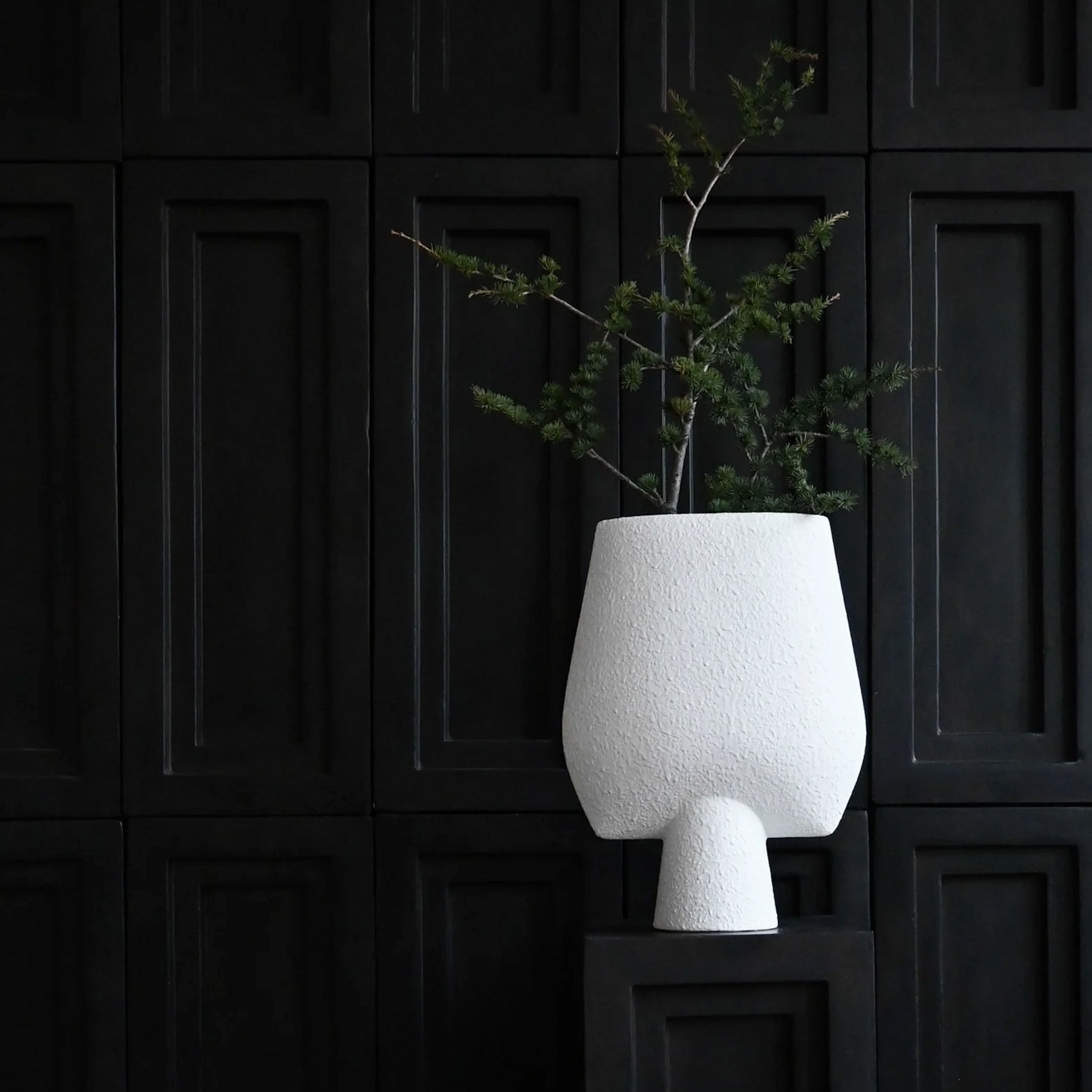 101 Copenhagen Sphere Maljakko Square Bubble White Big