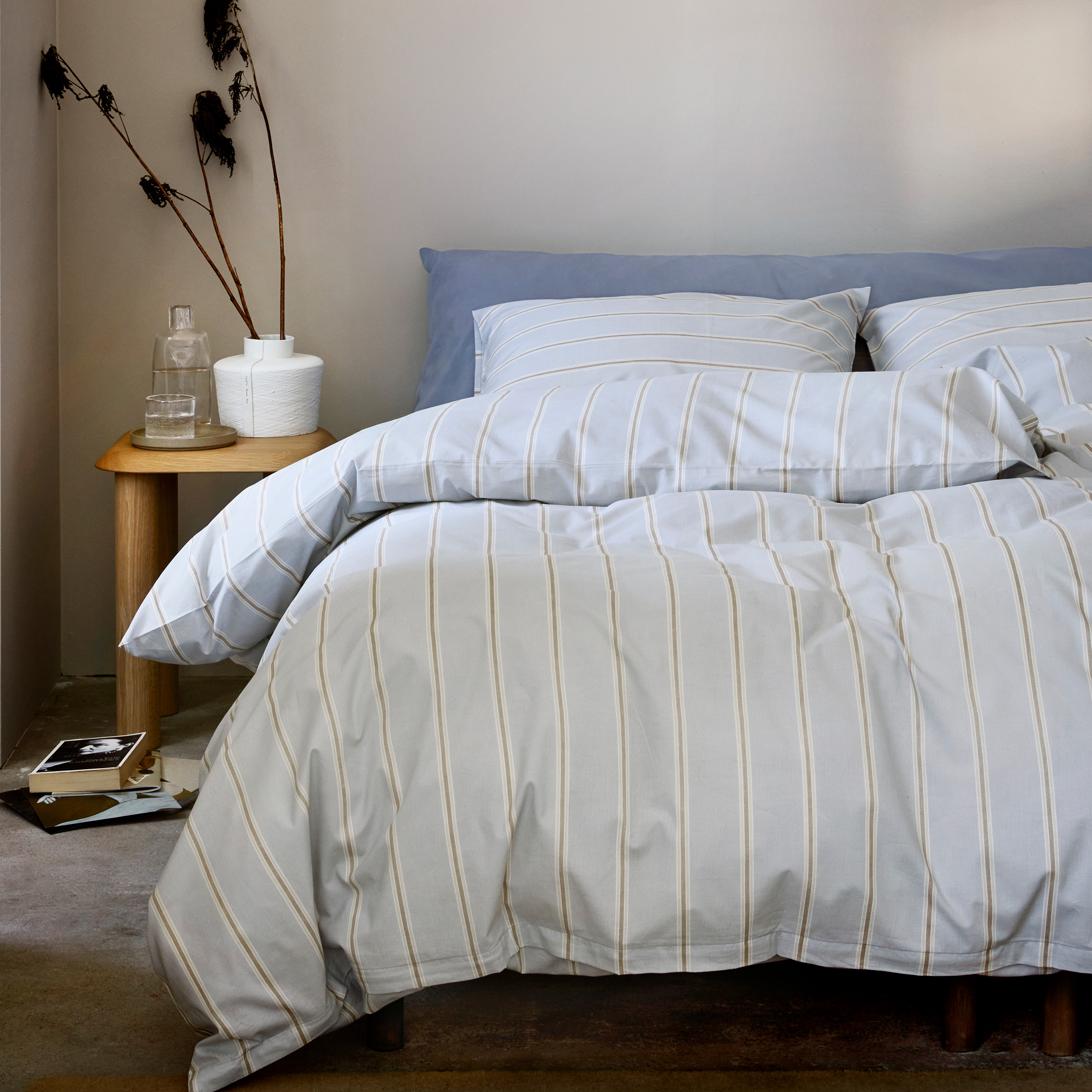 Høie Magnus 2-teiliges Bettwäscheset Denimblau