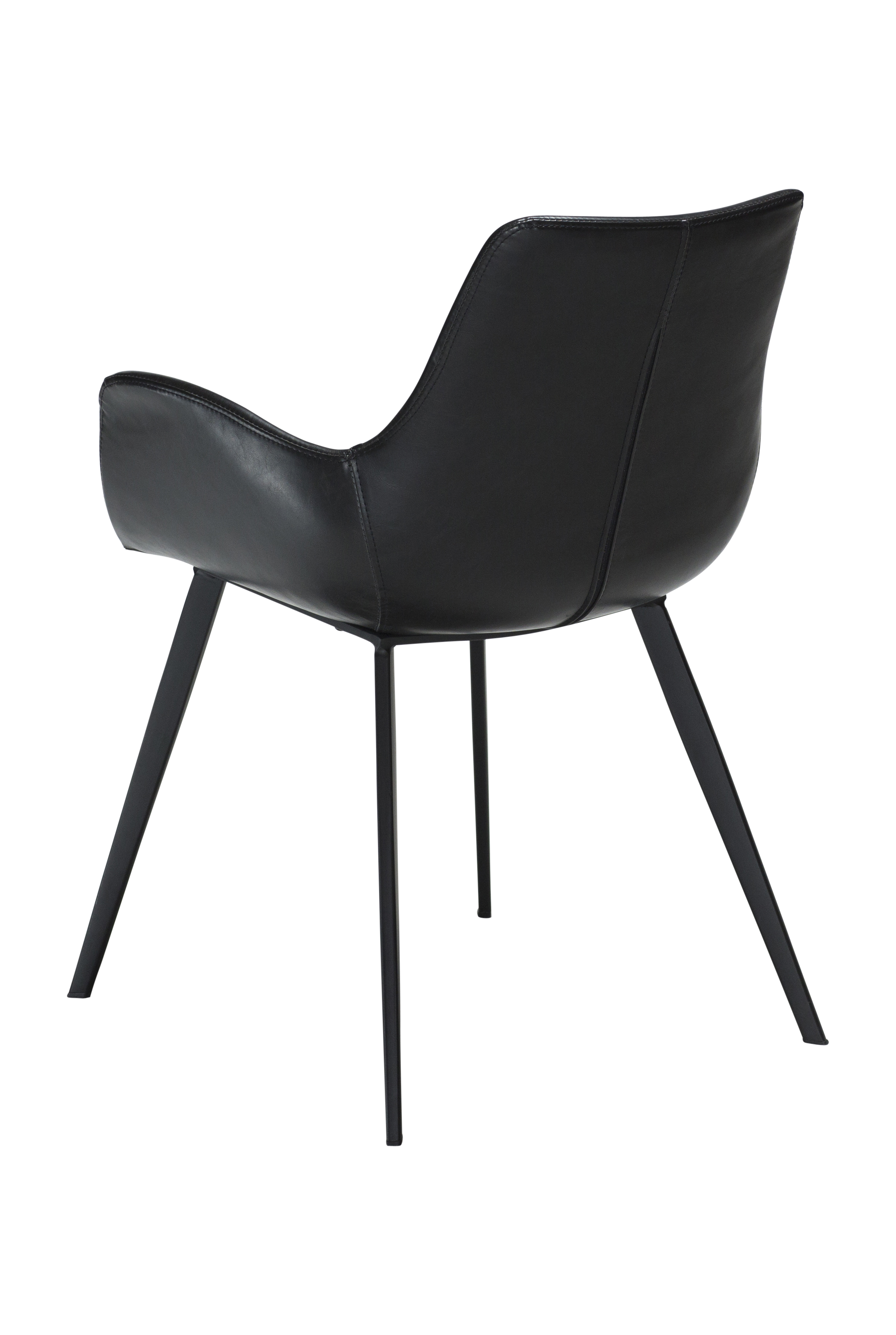 Dan Form Hype Armstuhl Kunstleder Schwarz/Schwarz