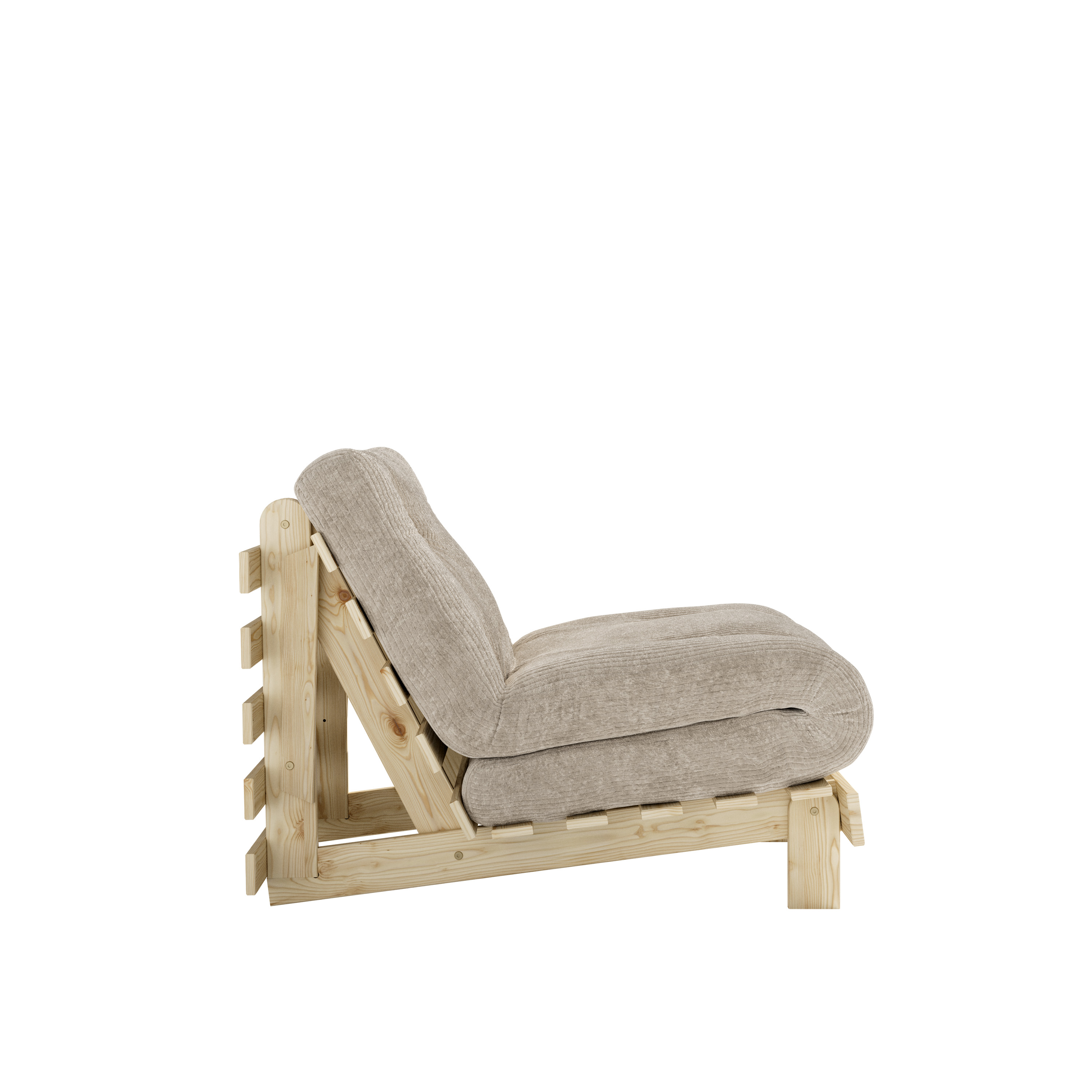 Karup Design Roots Sovesofa Raw/Soft Cream 90cm