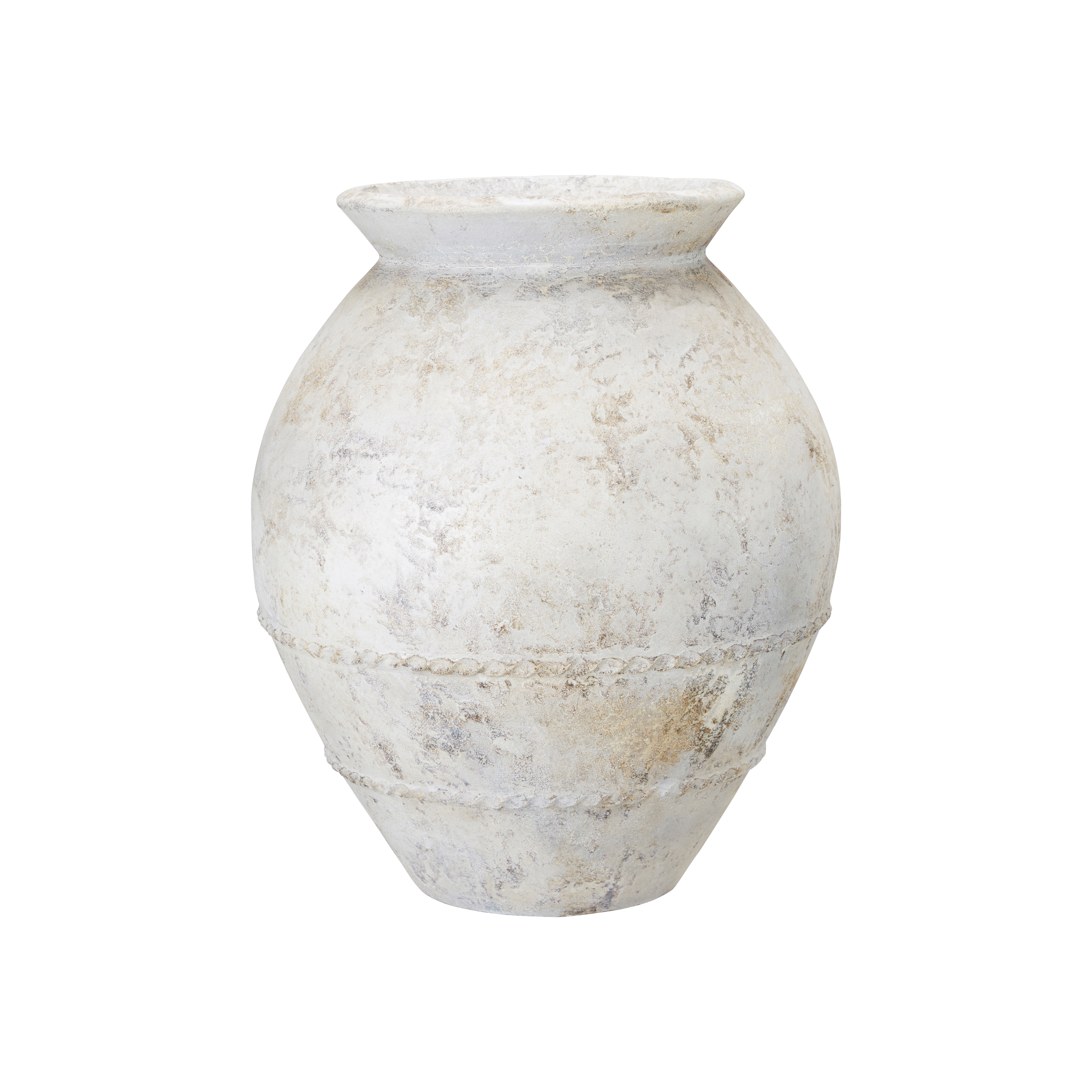 Baku Pot White Glazed 34cm