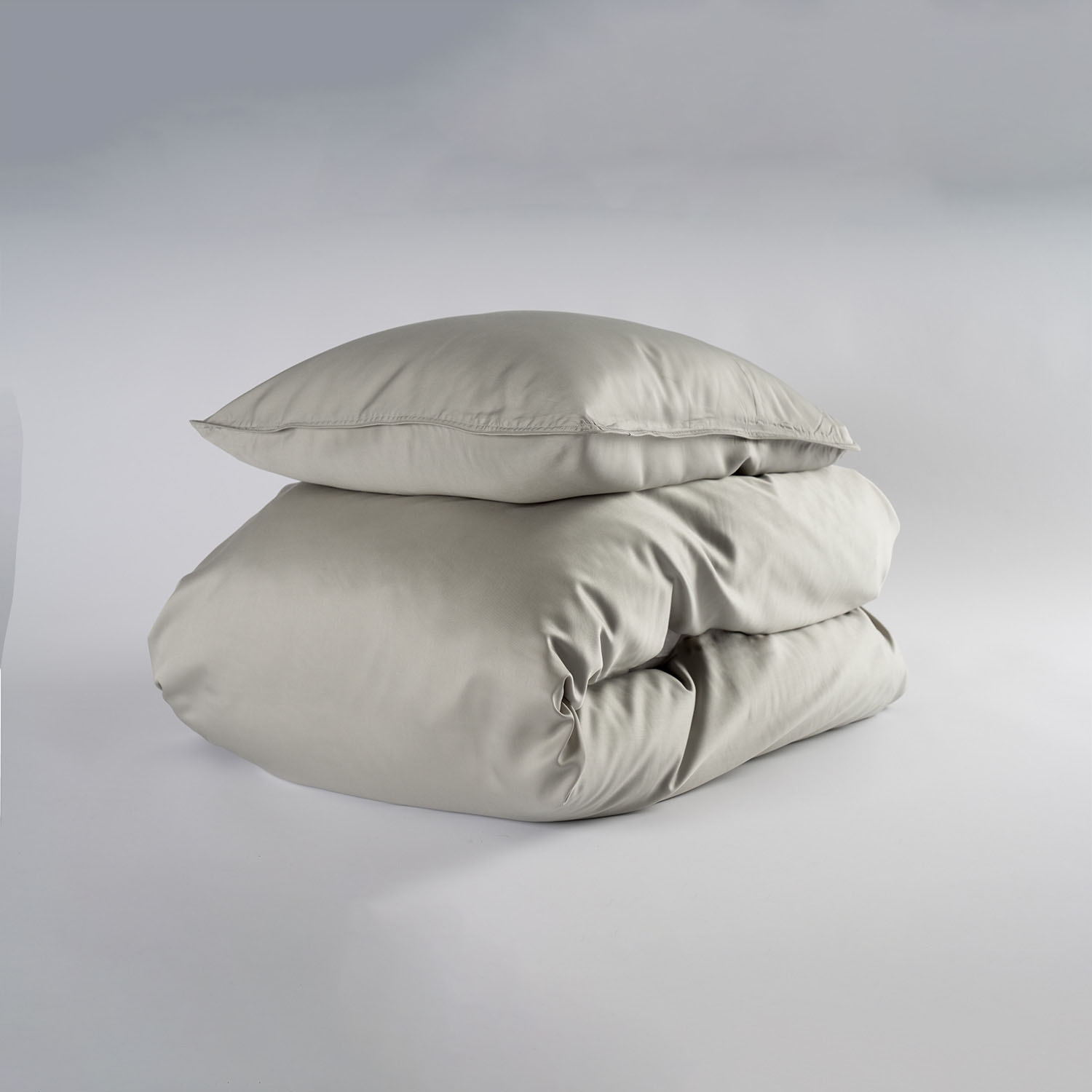 Bamburino Dynetrekksett Bambus Grønn 150x210/50x60