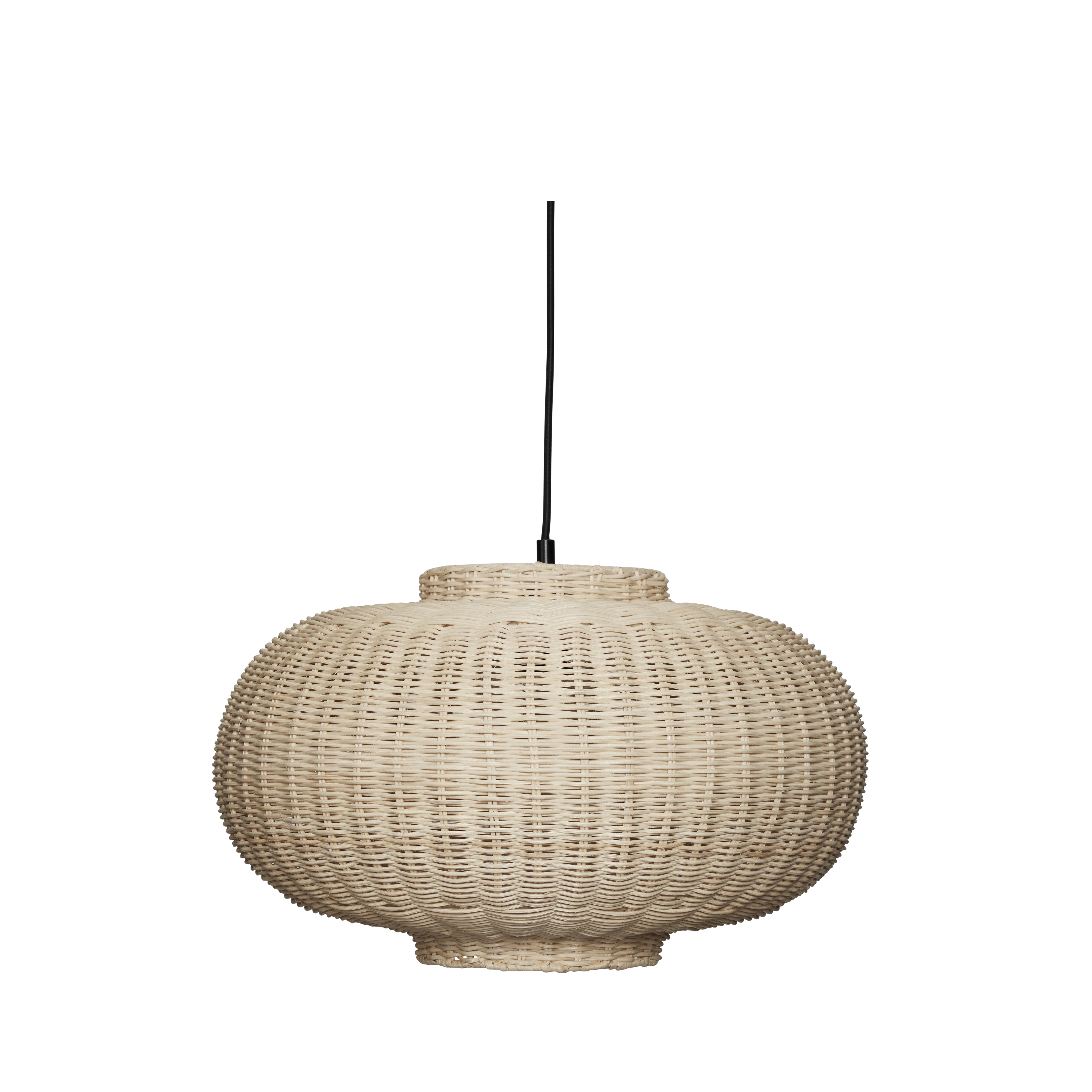 Hübsch - Chand Ellipsis Taklampa Natur - Beige