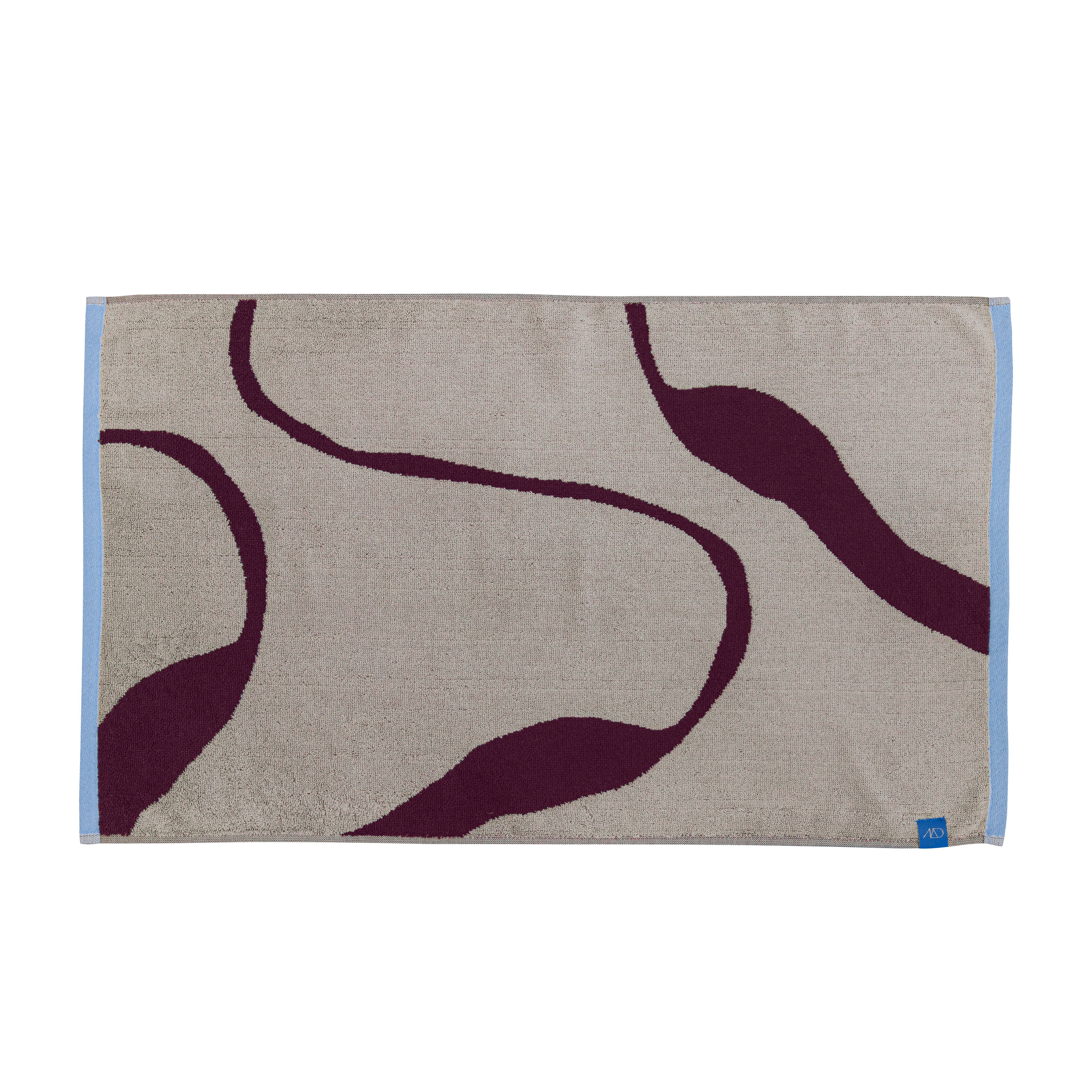 Nova Arte Badematte Wein/Sand 50x80