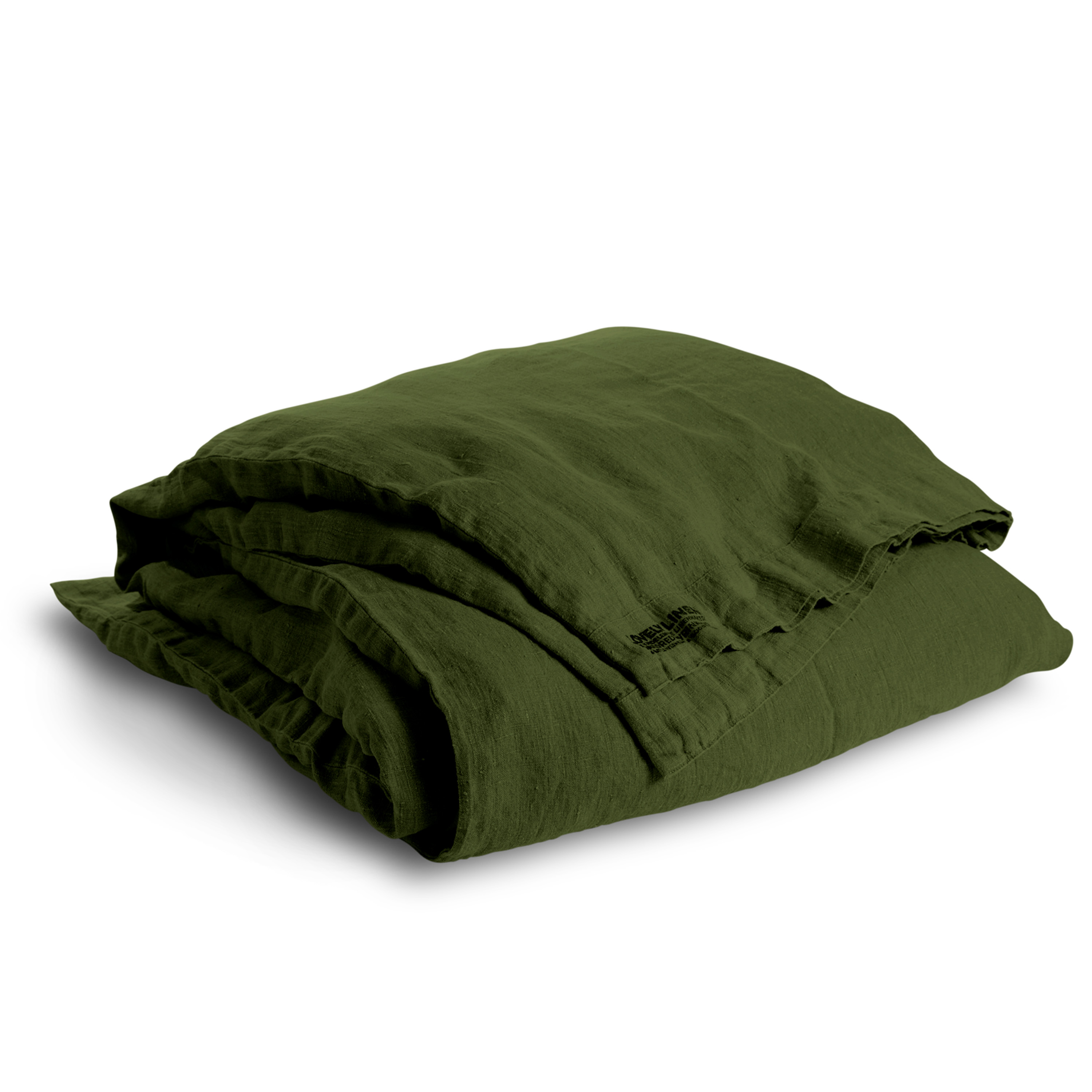 Påslakan Linne Jeep Green Enkel