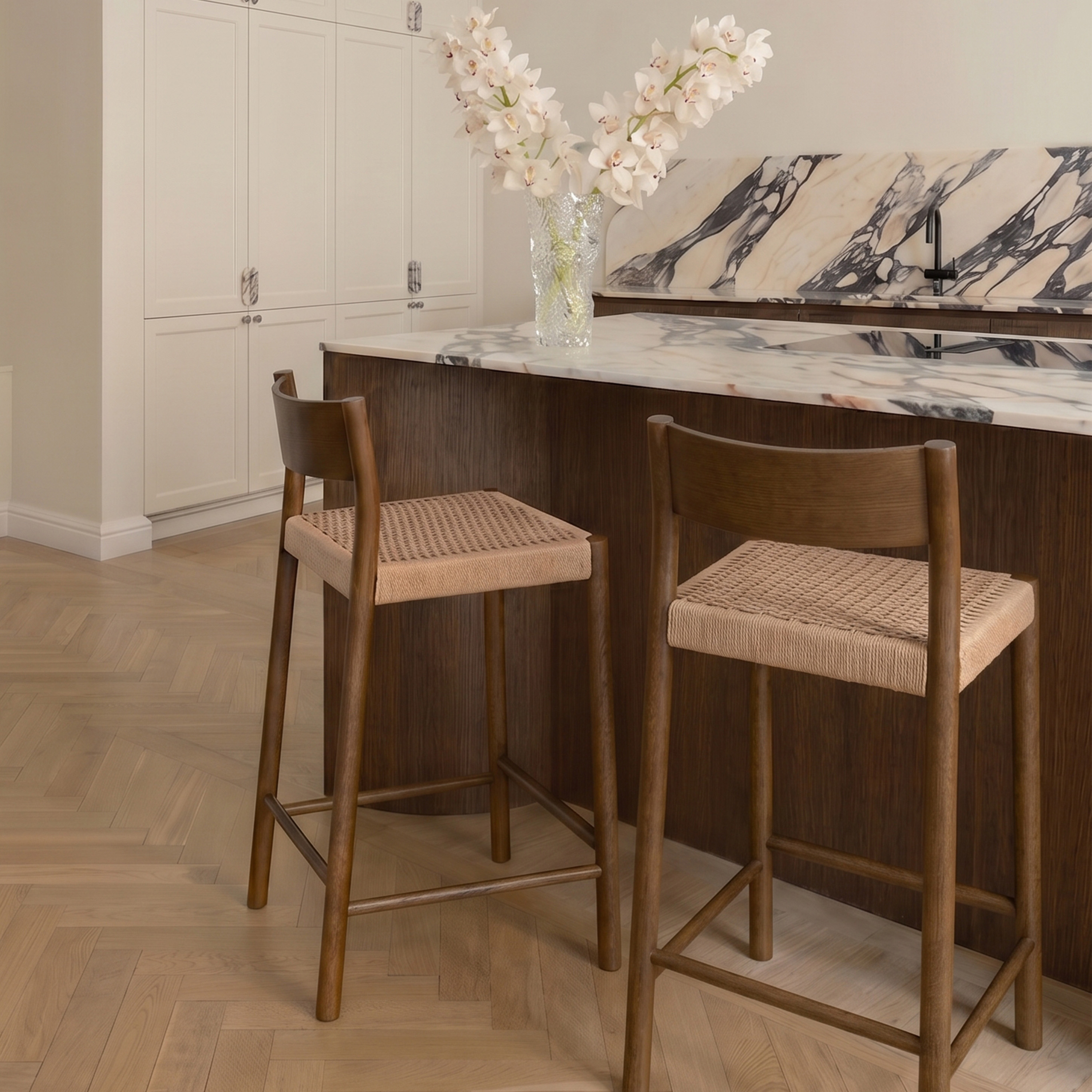 Sleepo Collection Colin Barhocker Eiche braun gebeizt