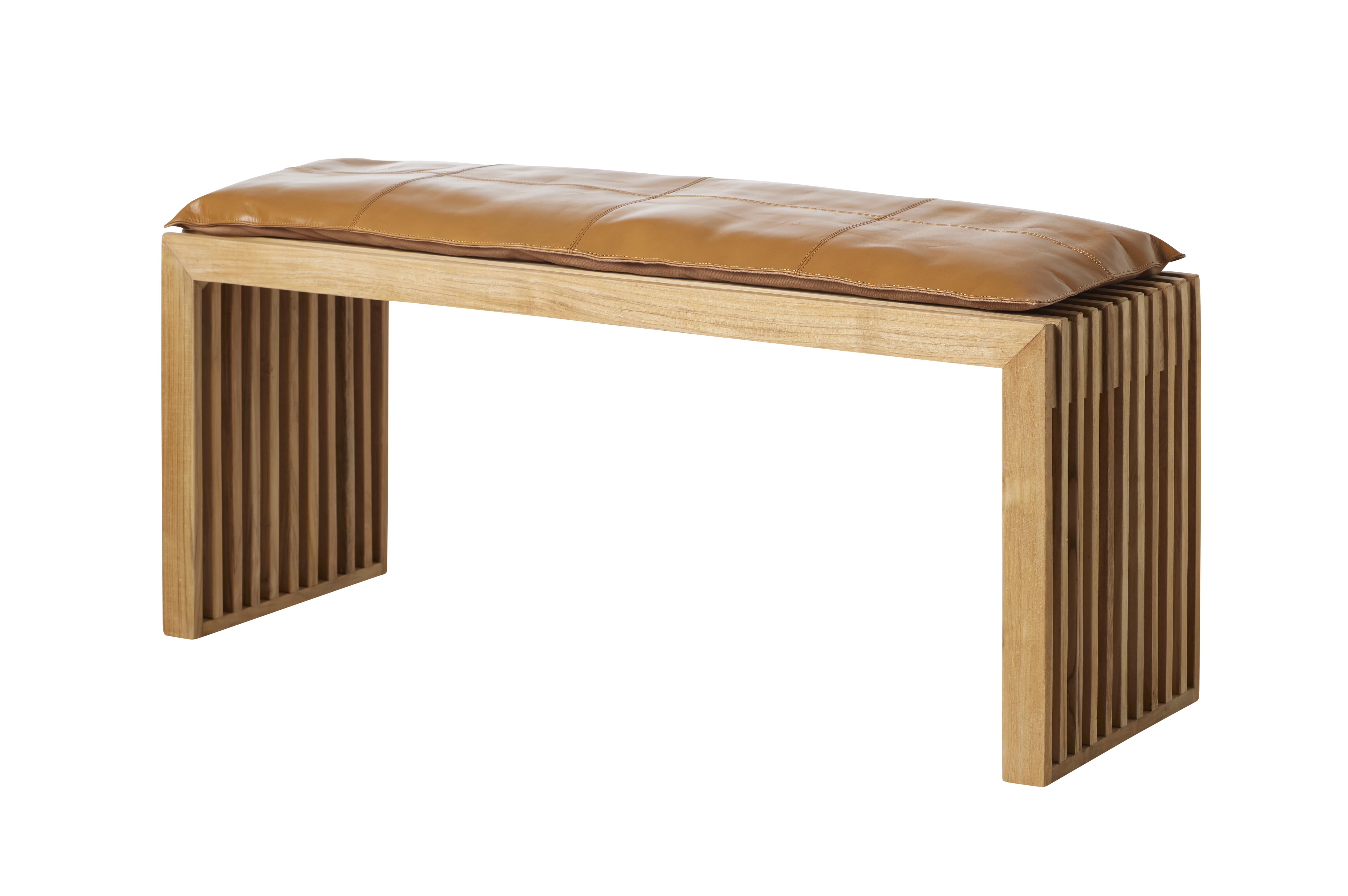 Rib Bänk Teak/Brown 104cm